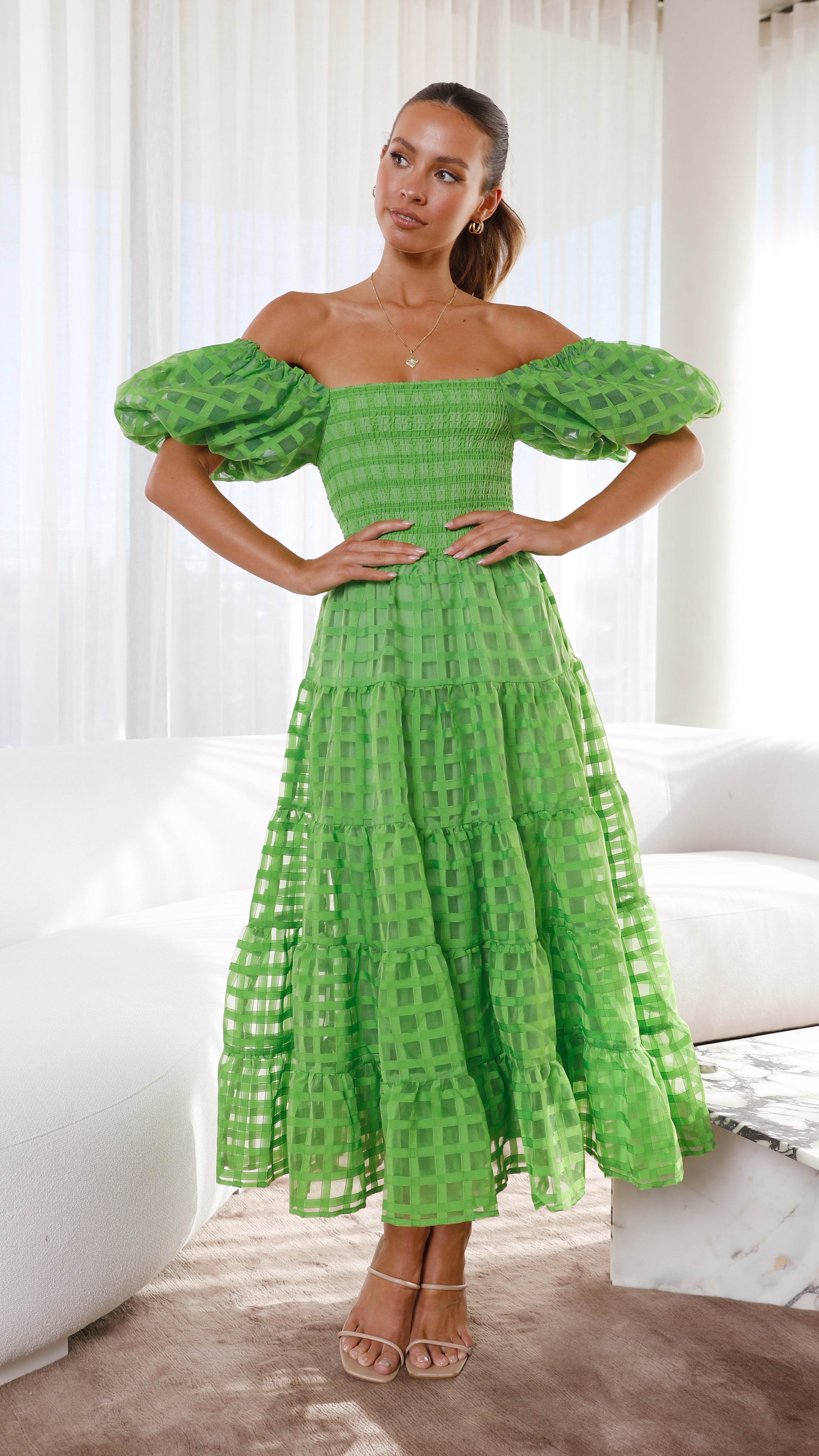 Kikodress - Deemi Maxi Dress - Green