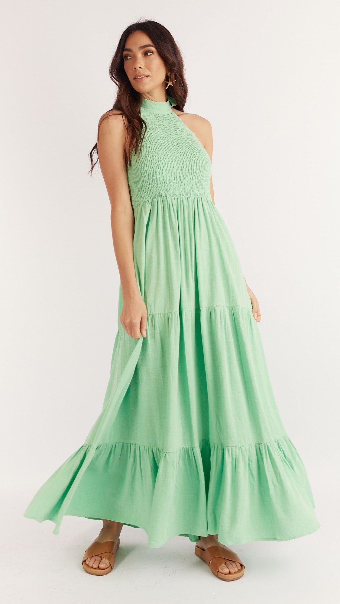 Kikodress - Helene Maxi Dress - Seafoam Green