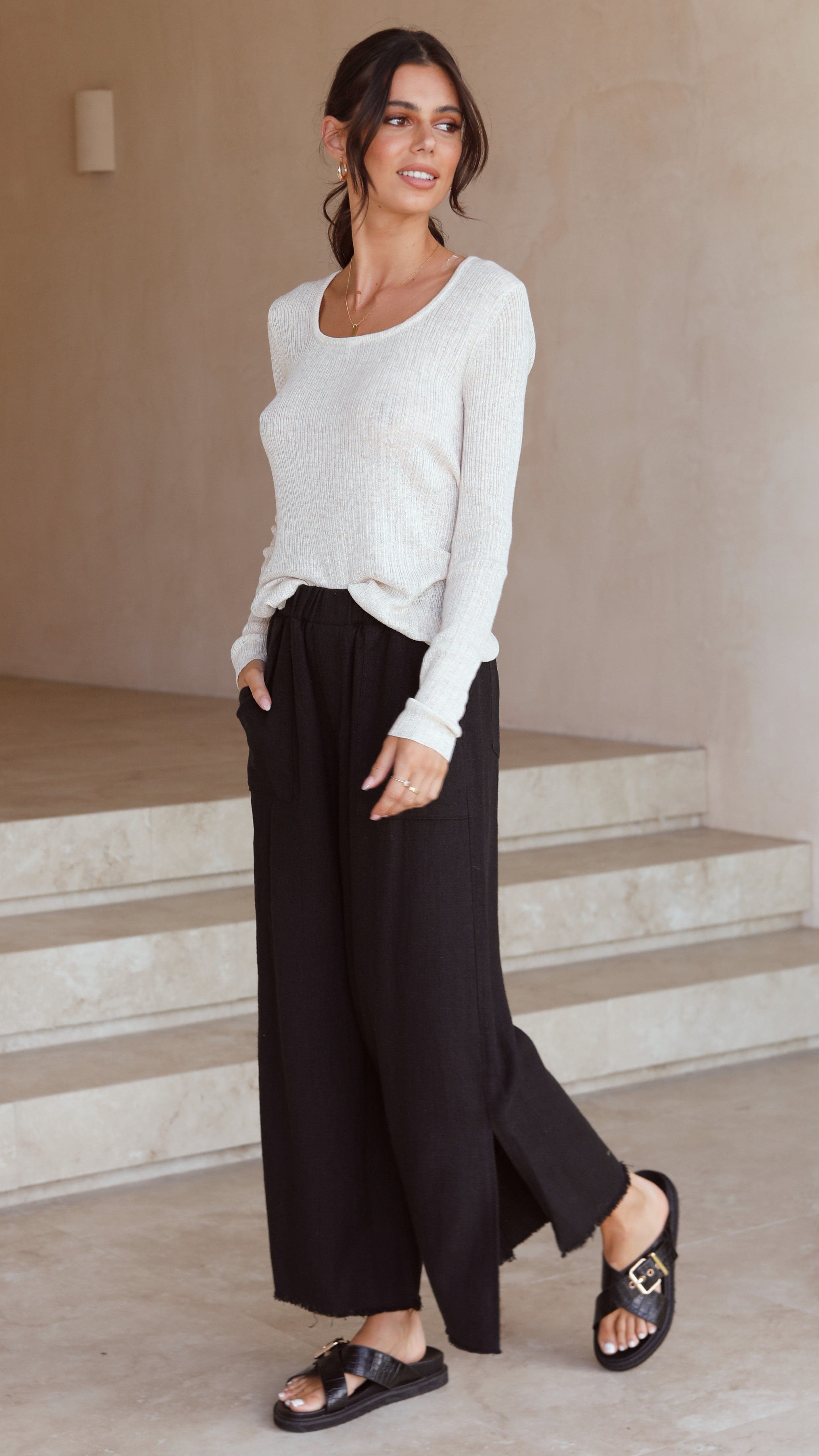 Kikodress - Sweet Side Pants - Black