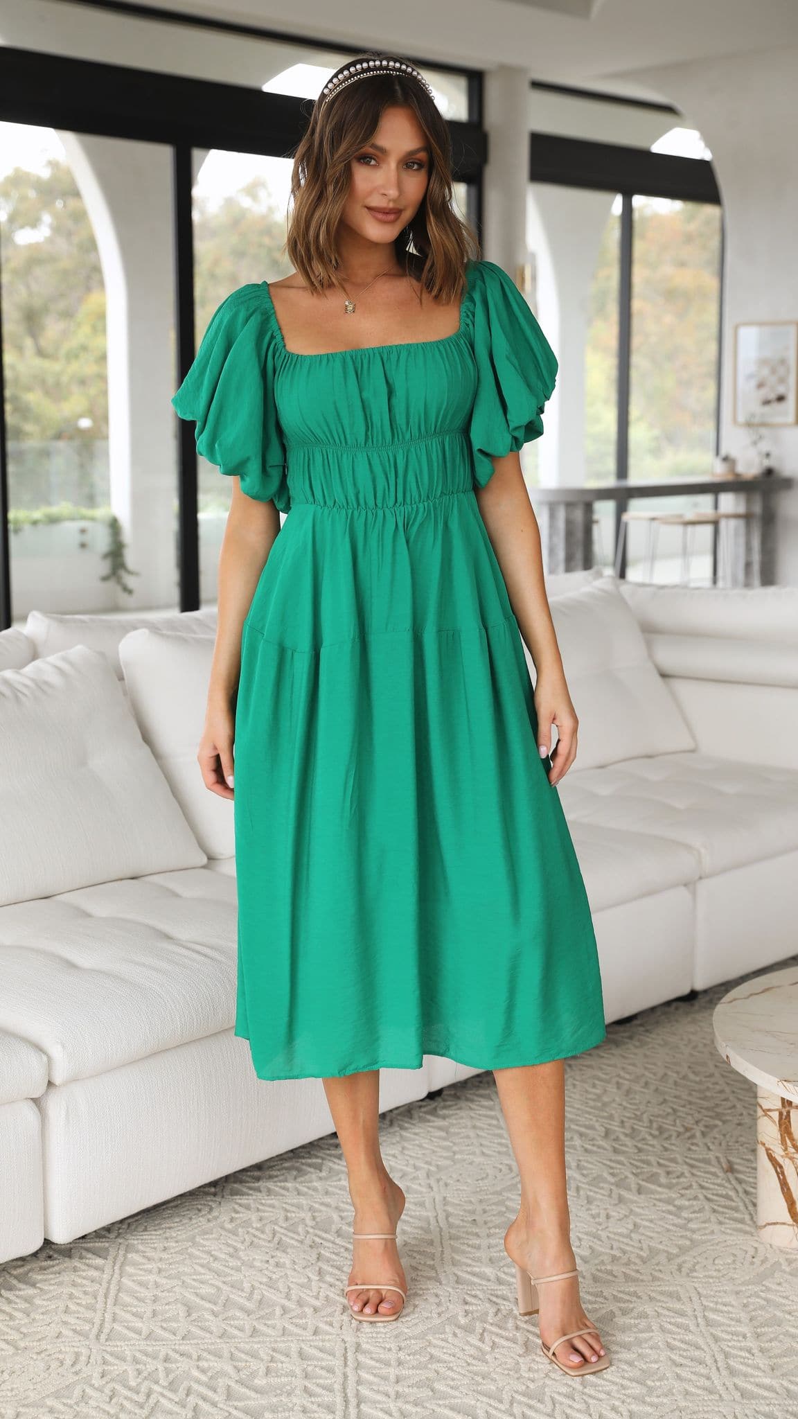 Kikodress - Paiva Midi Dress - Green