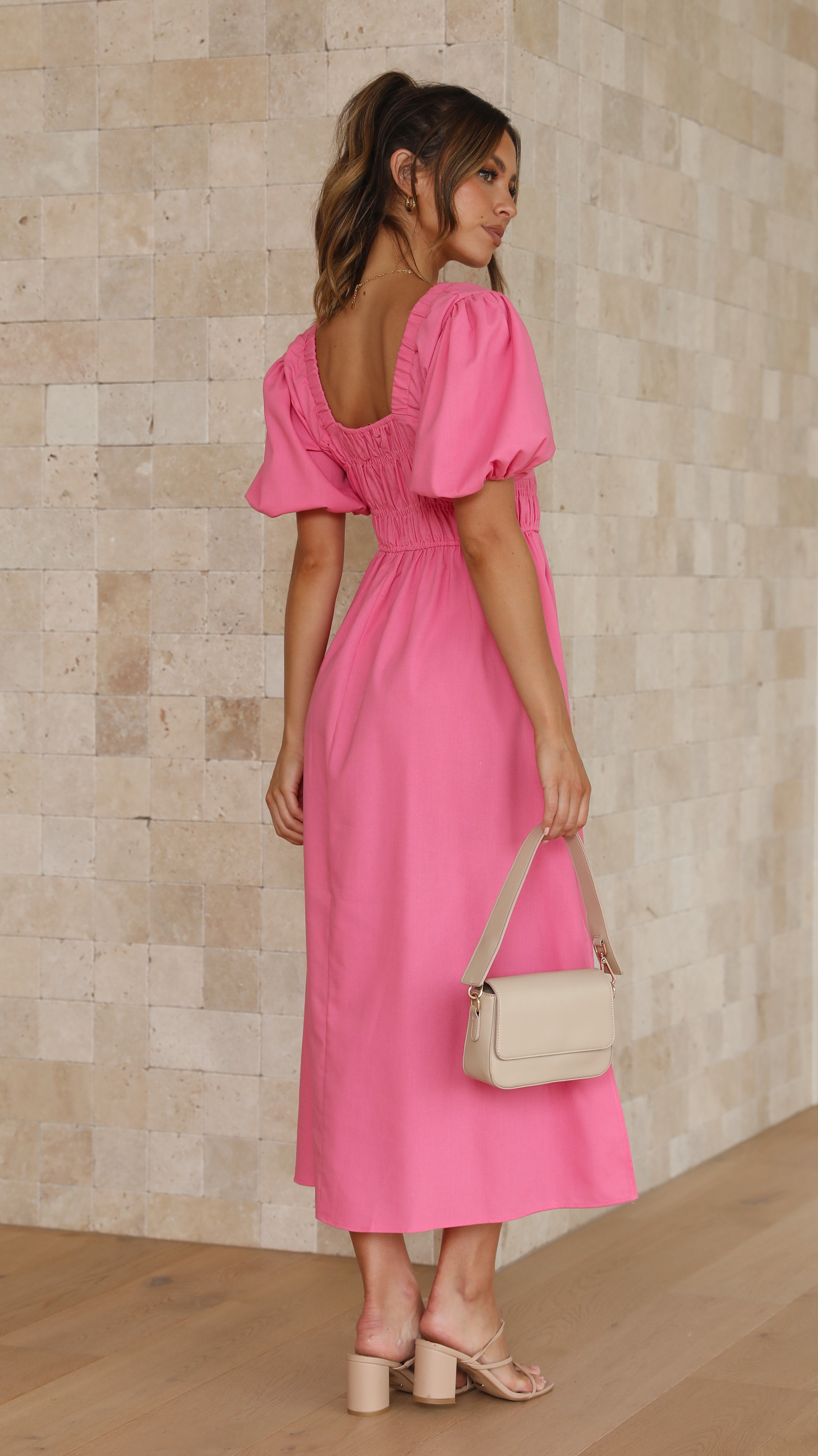 Kikodress - Fiore Maxi Dress - Pink