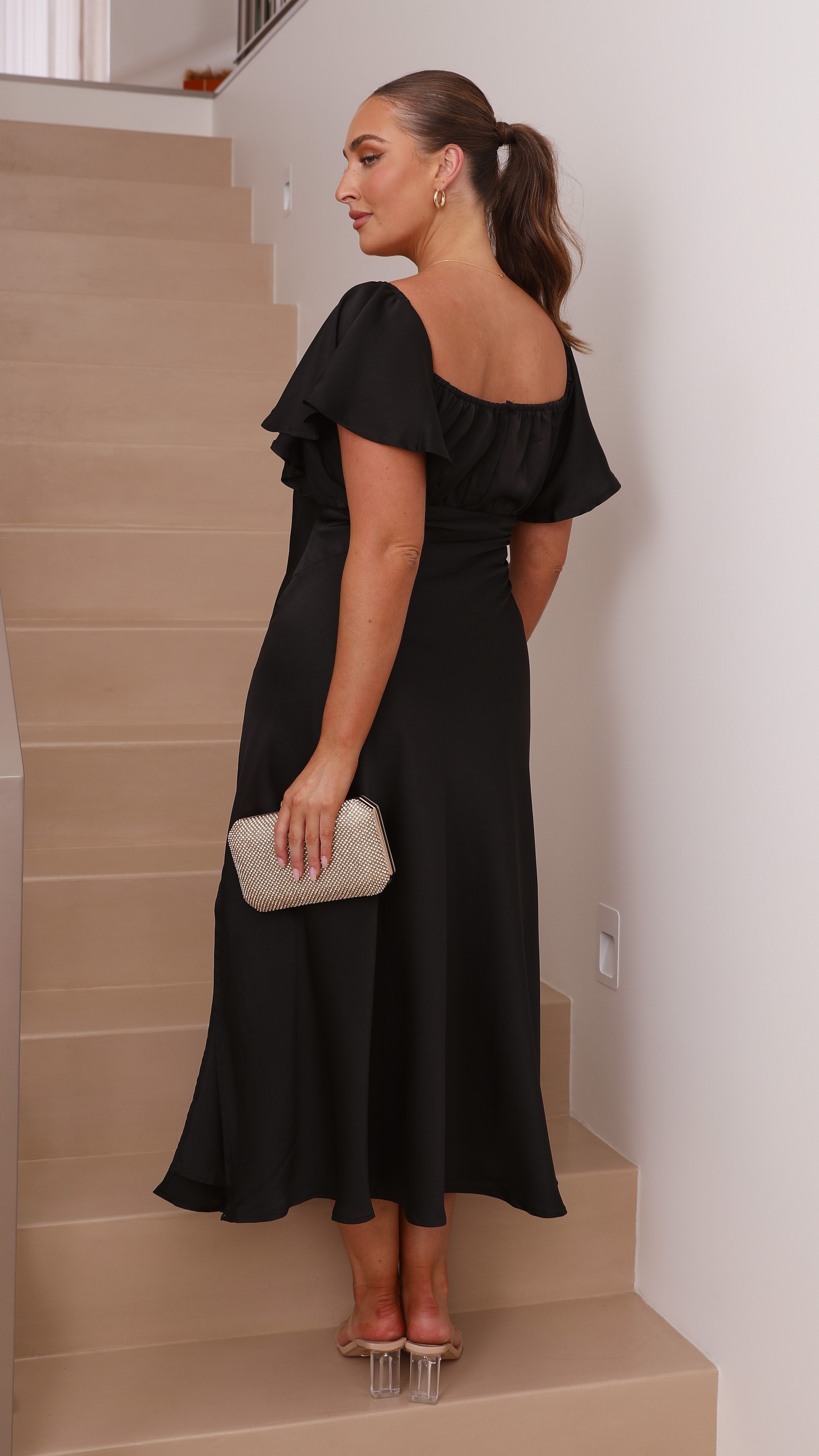 Kikodress - Louisa Midi Dress - Black