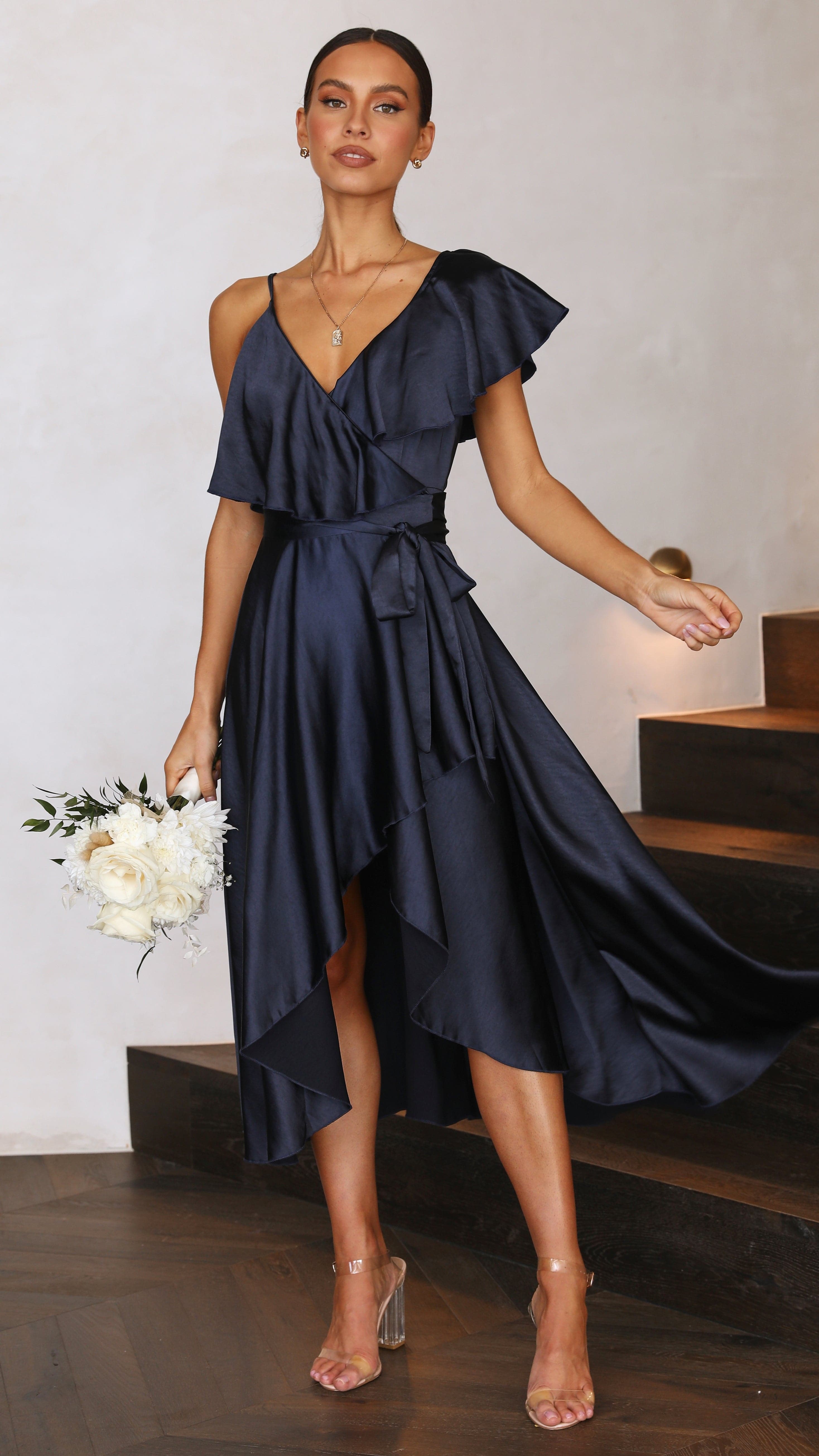 Kikodress - Jacinta Midi Dress - Navy