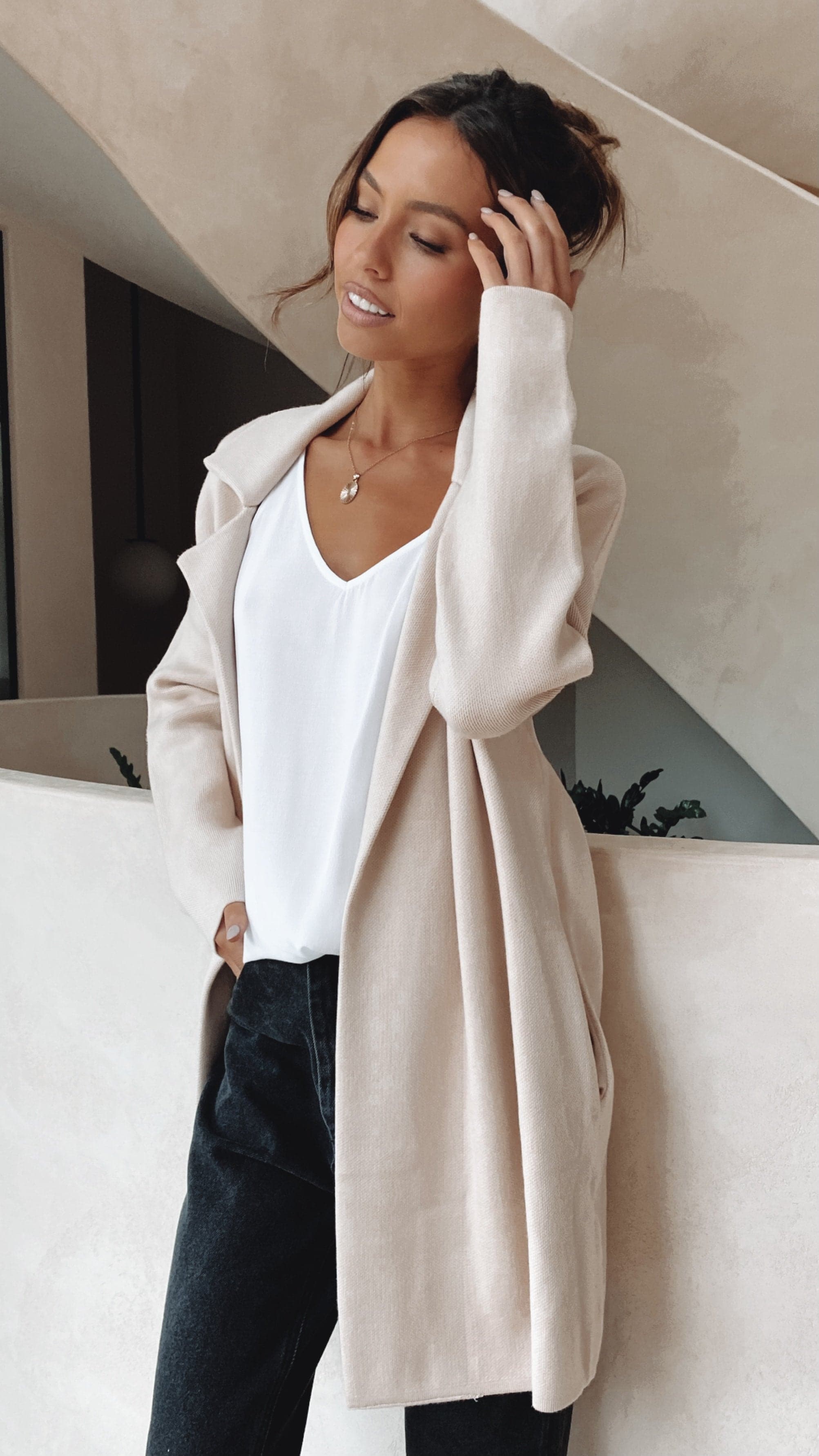 Kikodress - Zuzu Coatigan - Oatmeal