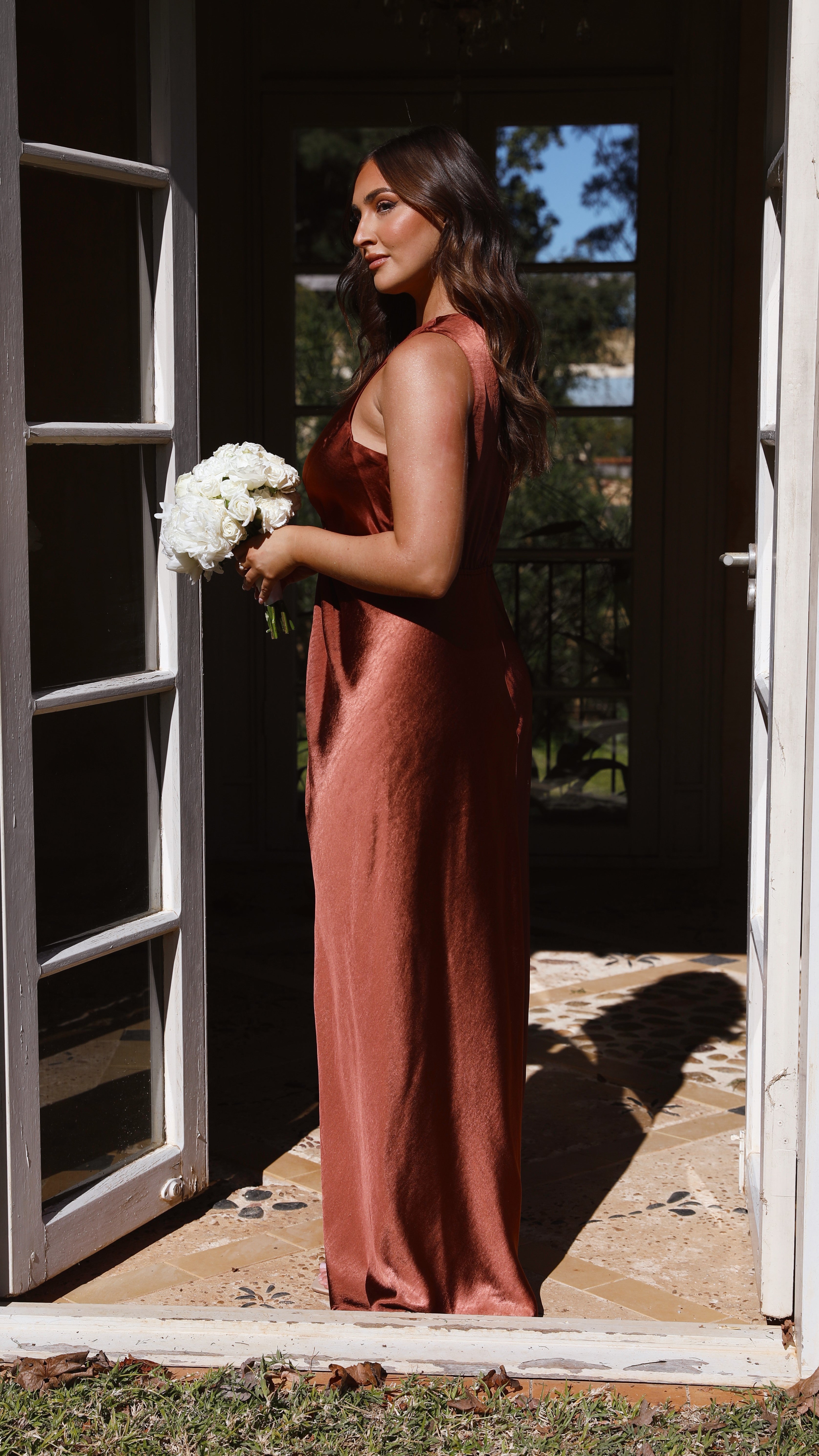 Kikodress - Lucia Maxi Dress - Rust