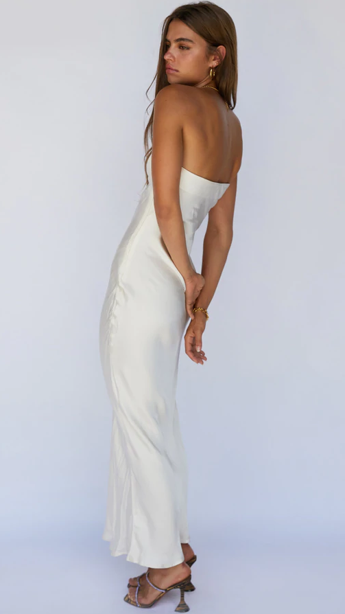 Kikodress - Angel Strapless Dress - Champagne