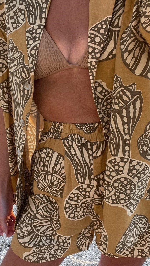 Kikodress - Lennox Shorts - Sea Change Print