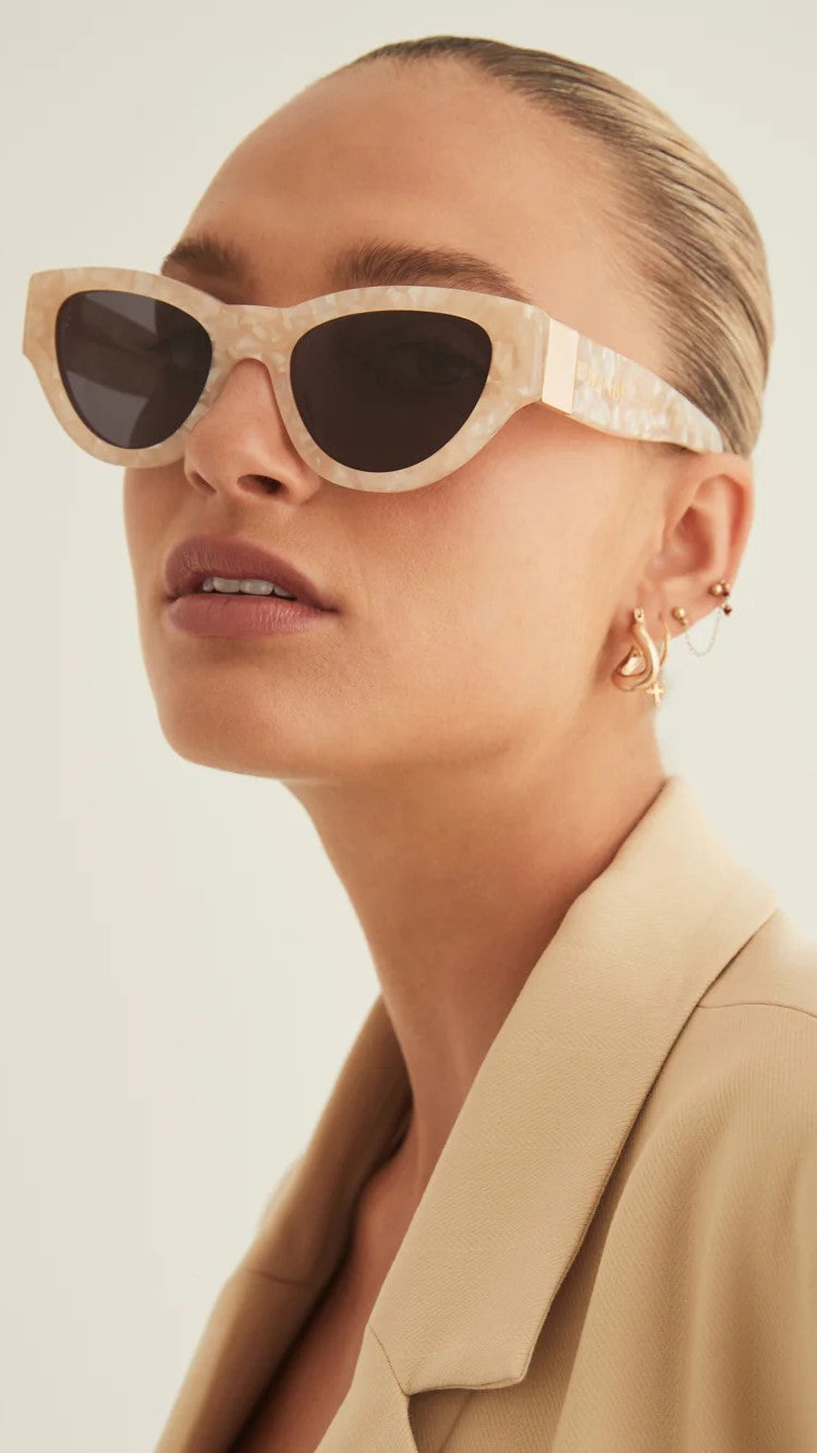 Kikodress - The Carla Sunglasses - Pearl Tortoise