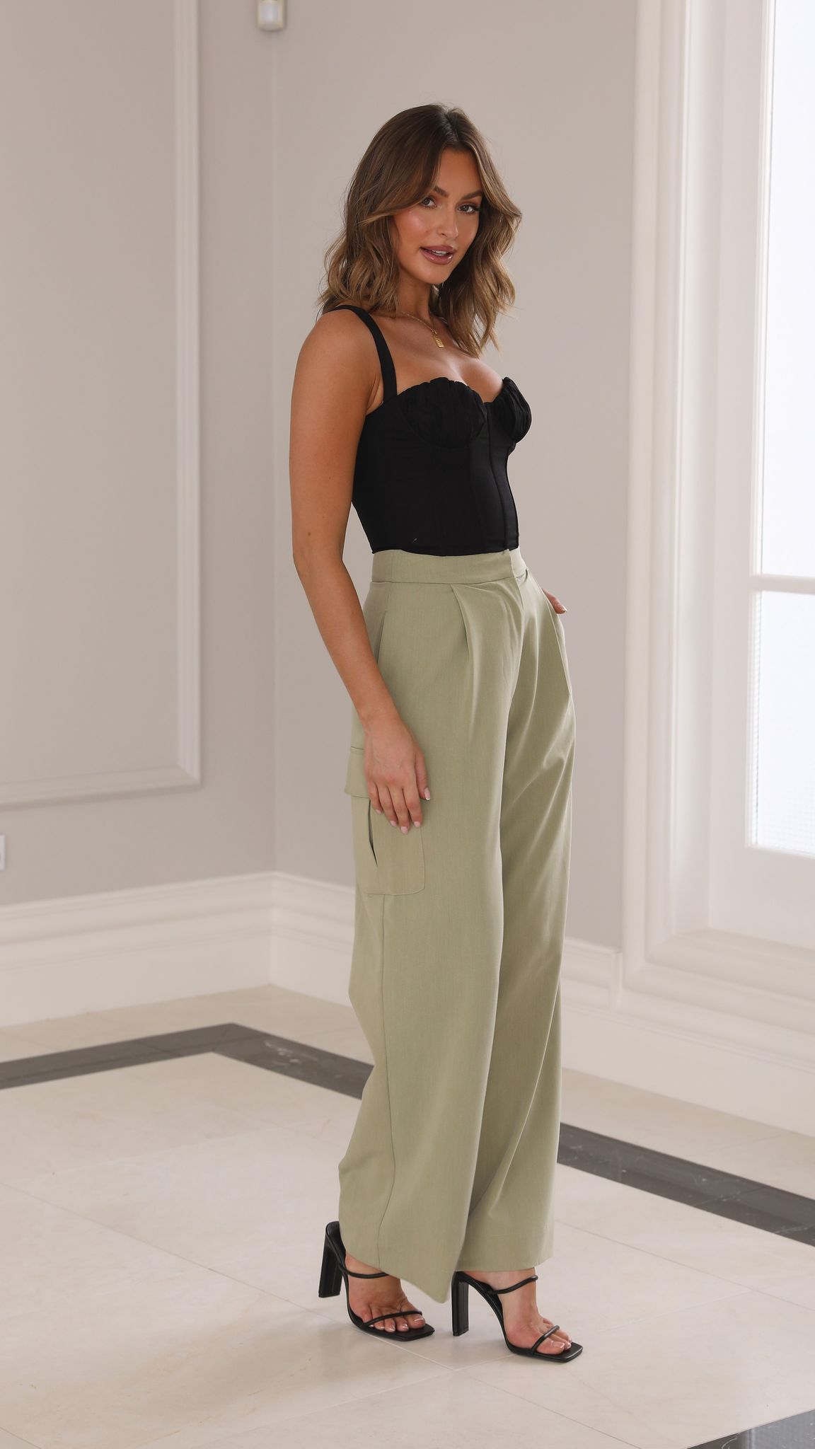 Kikodress - Cruz Corset Top - Black