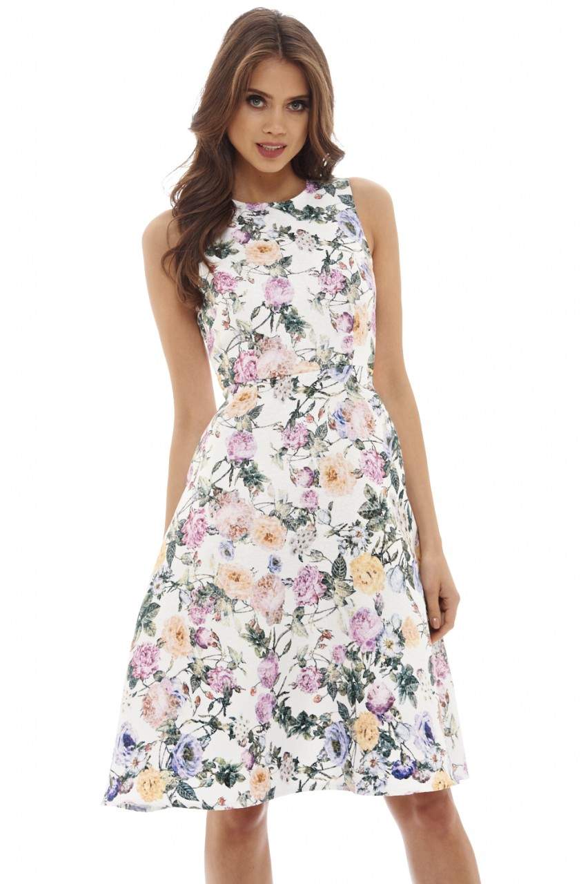 Kikodress - Floral Midi Dress