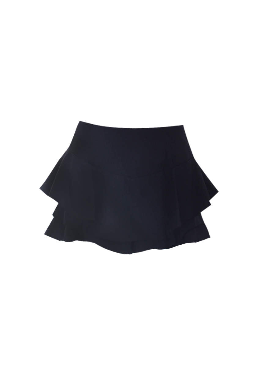 Kikodress - Black Frill Skort Shorts