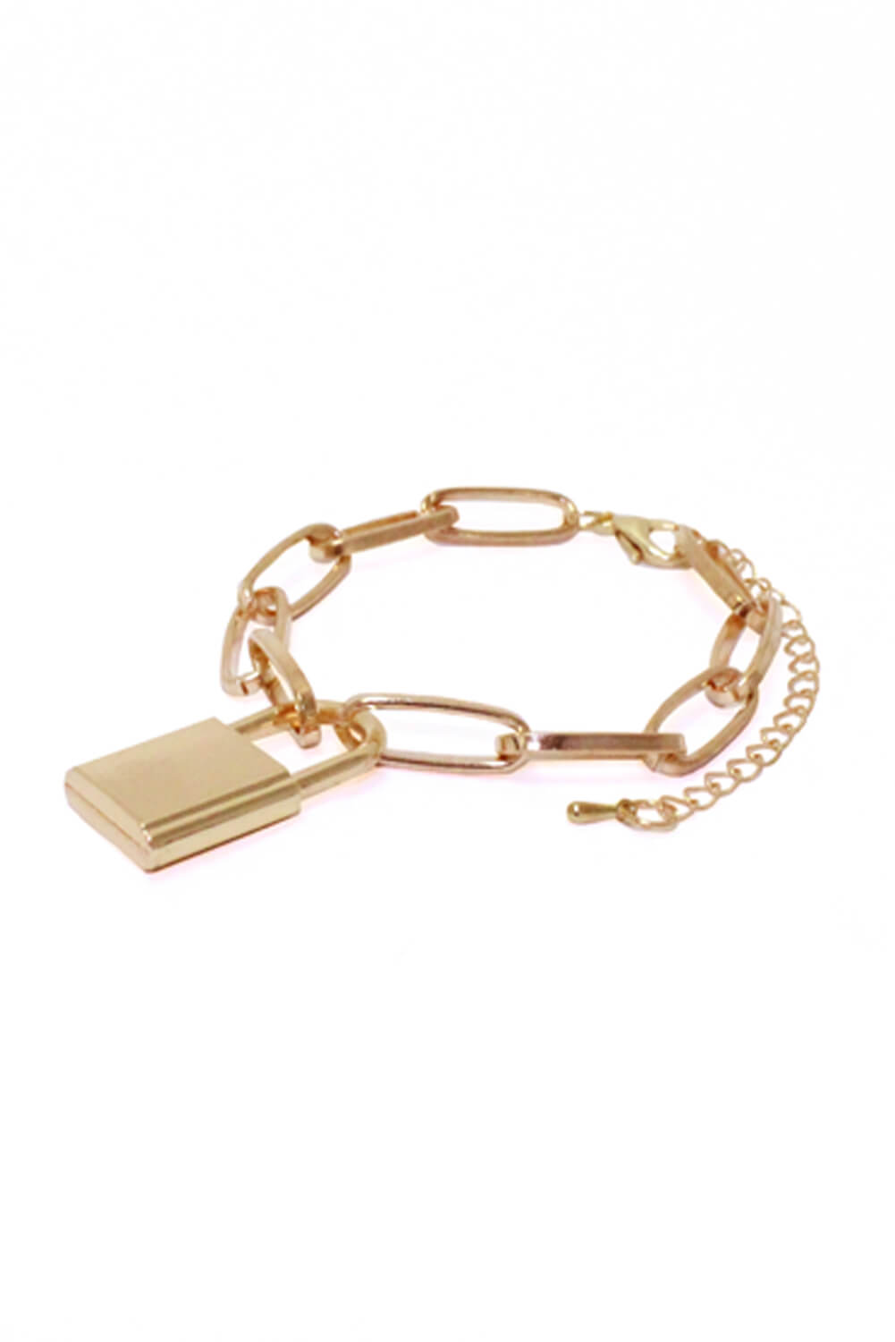 Kikodress - Gold Chain Padlock Anklet