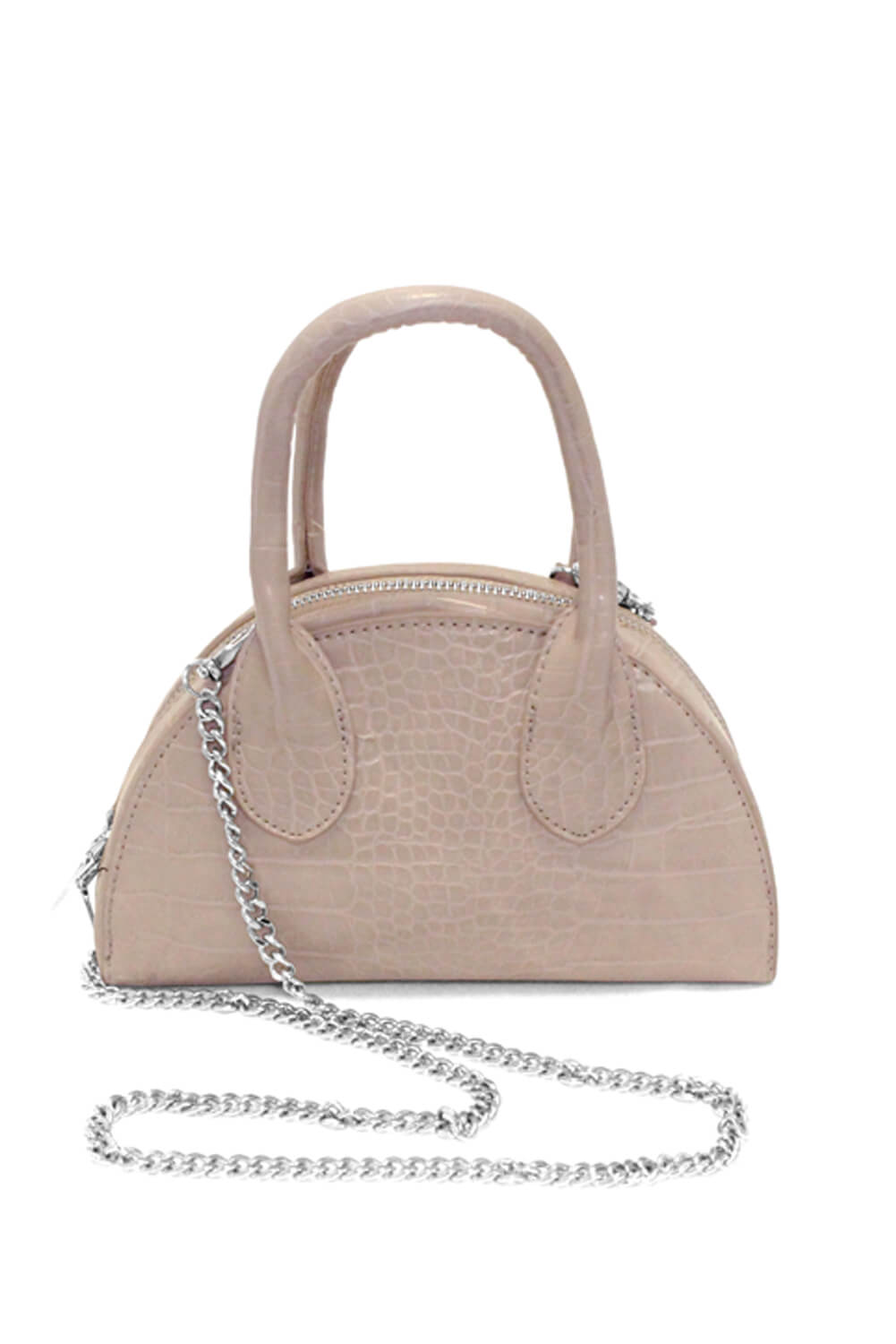 Kikodress - Nude Croc Tiny Bag