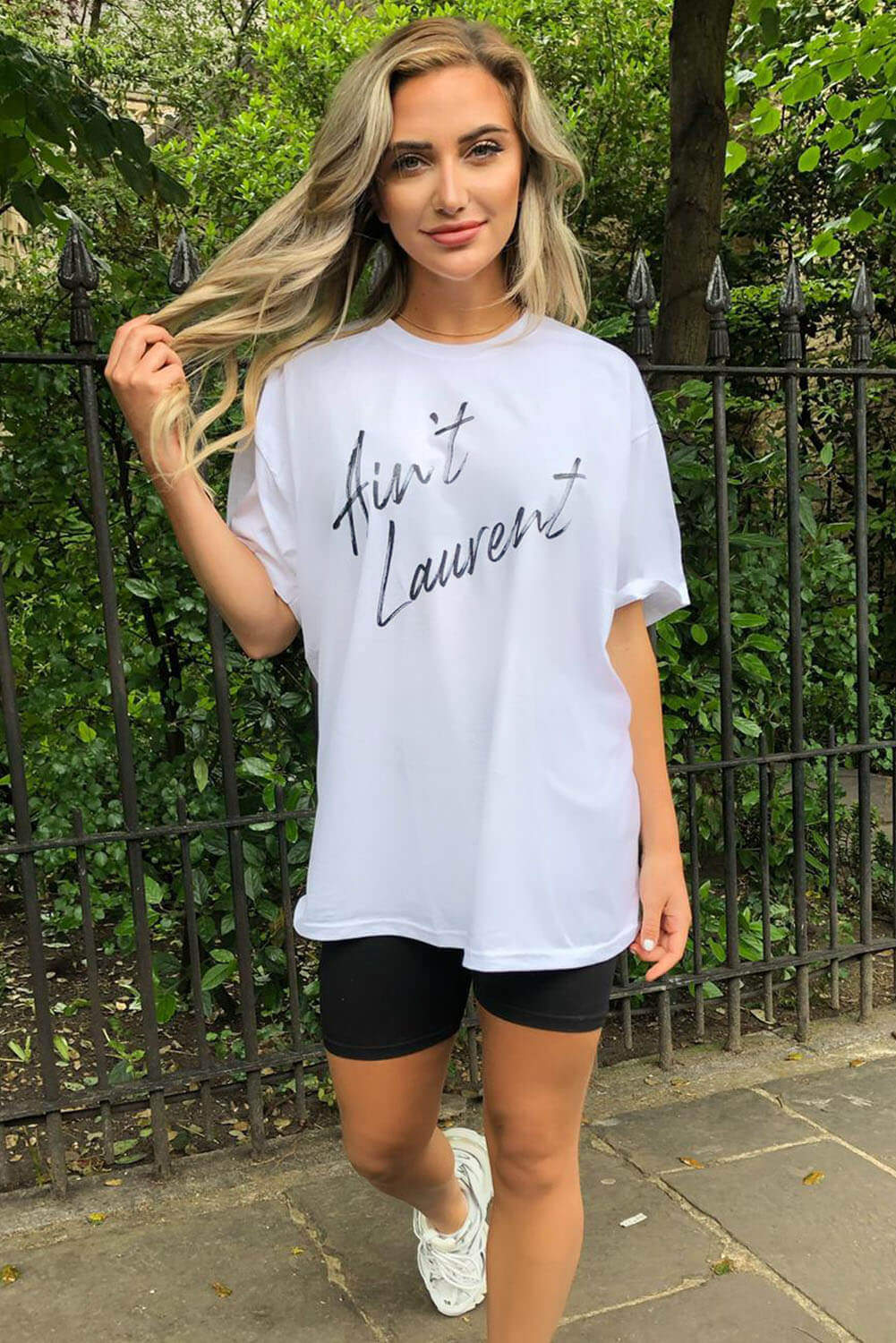 Kikodress - White Aint Laurent T-Shirt