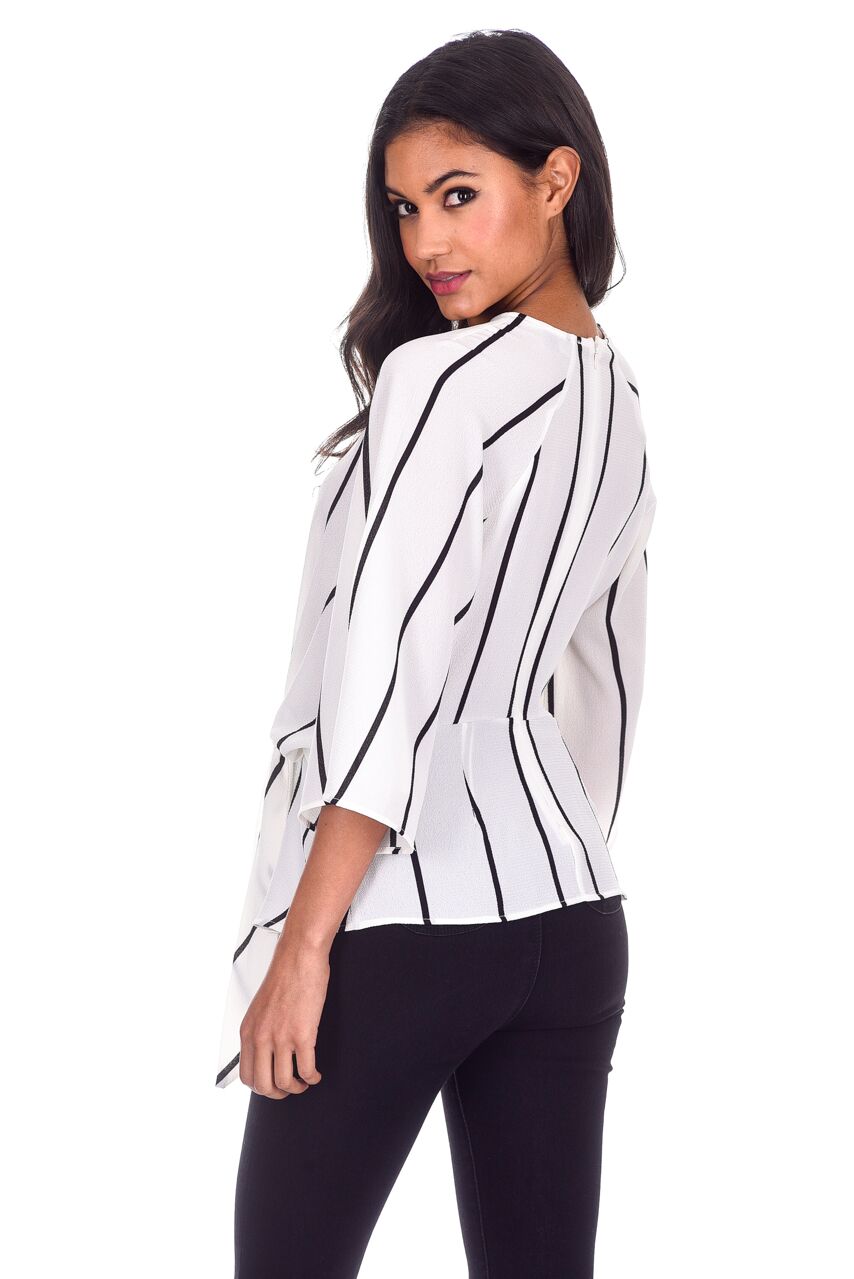 Kikodress - Cream Striped Top