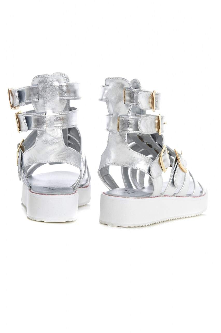 Kikodress - High Leg Chunky Gladiator Sandal