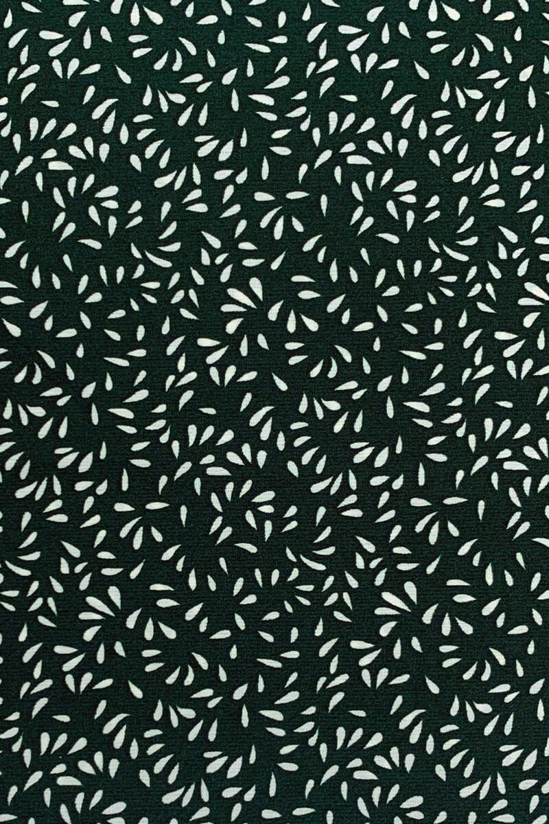 Kikodress - Forest Green Printed Frill Front Tie Jumpsuit