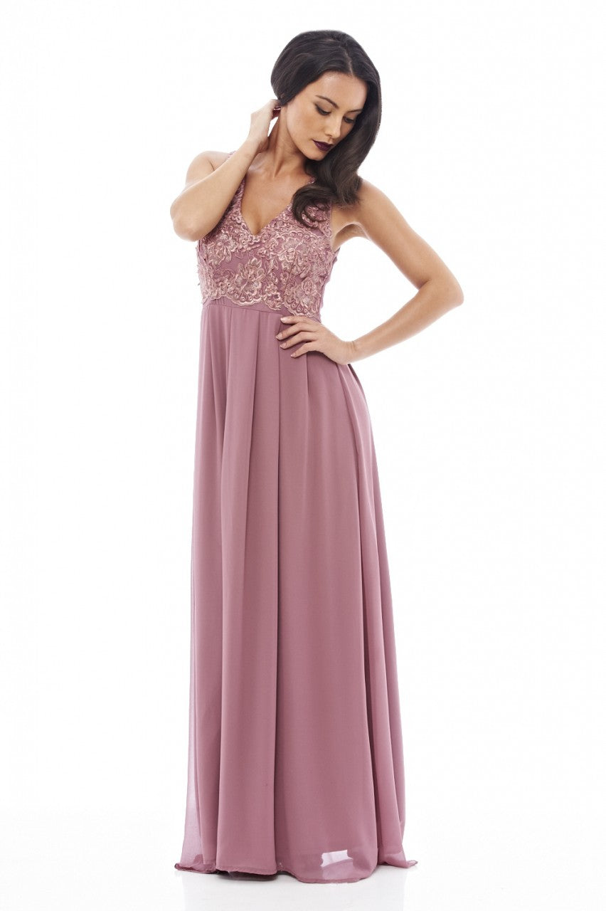 Kikodress - Lace Top Maxi Dress