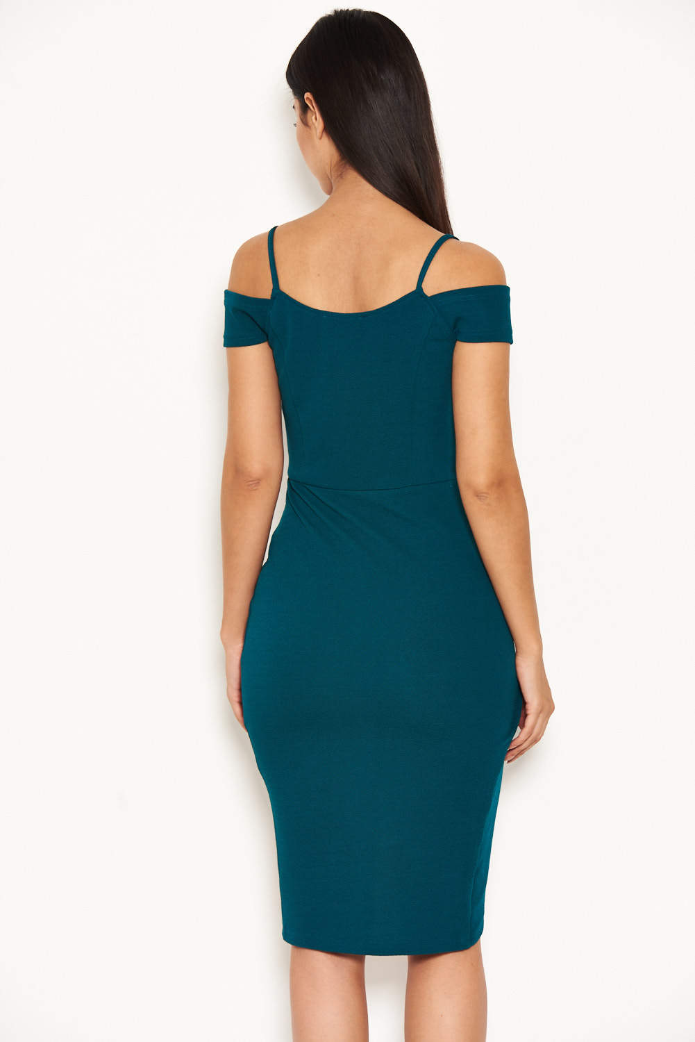 Kikodress - Teal Wrap Around Dress