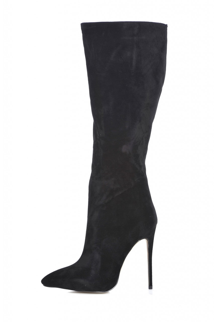 Kikodress - Long  Plain Pointy Heeled Boot