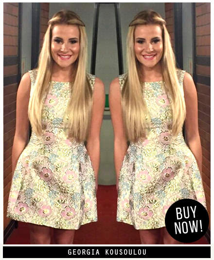 Kikodress - Metallic Skater Dress