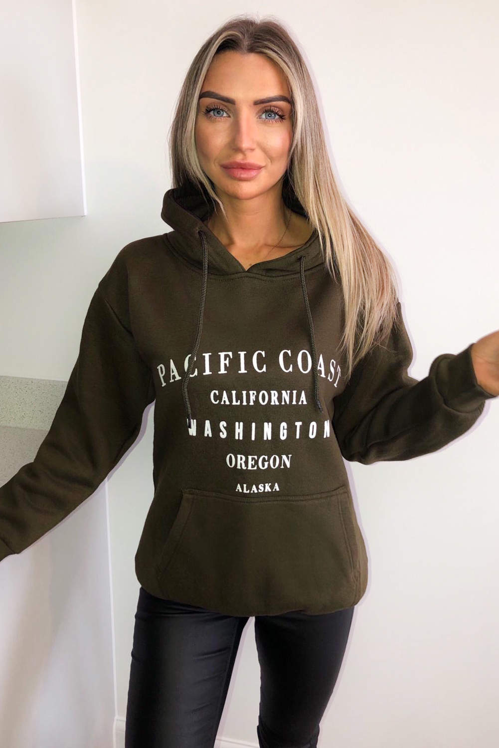Kikodress - Khaki Pacific Coast Hoodie