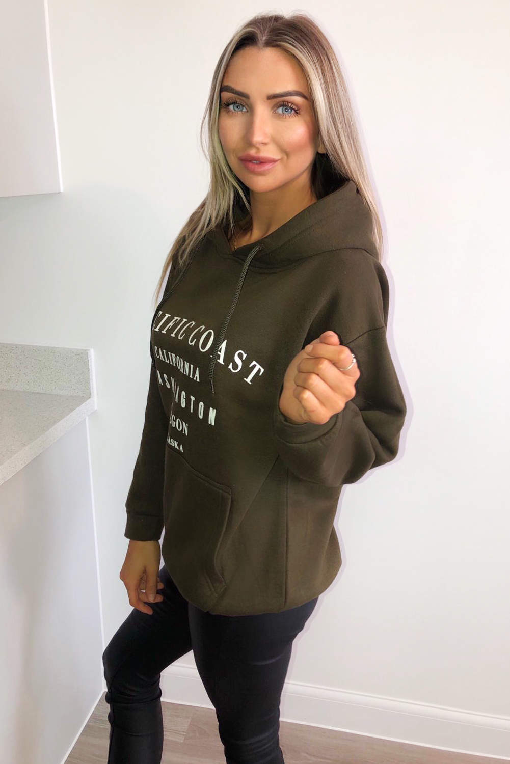 Kikodress - Khaki Pacific Coast Hoodie