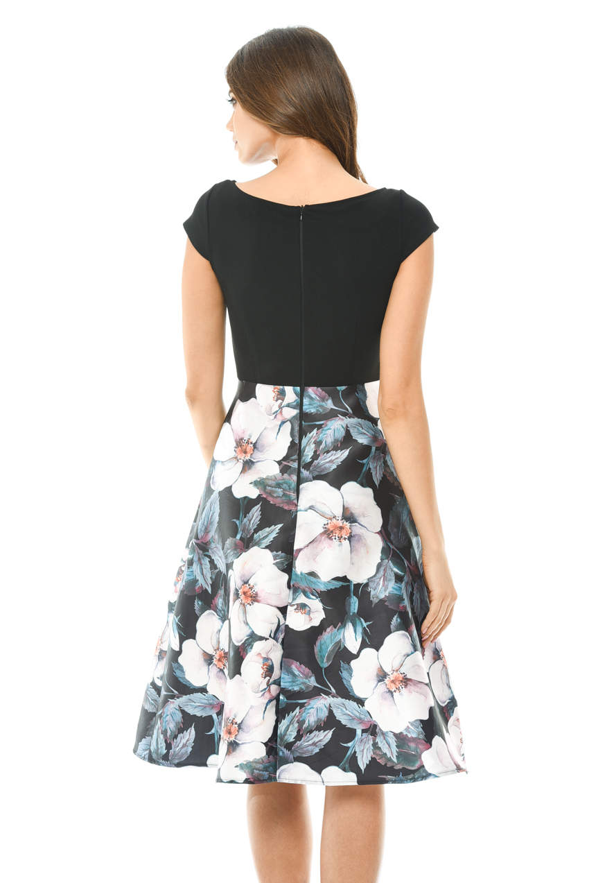 Kikodress - 2 in 1 Skater Skirt Midi Dress