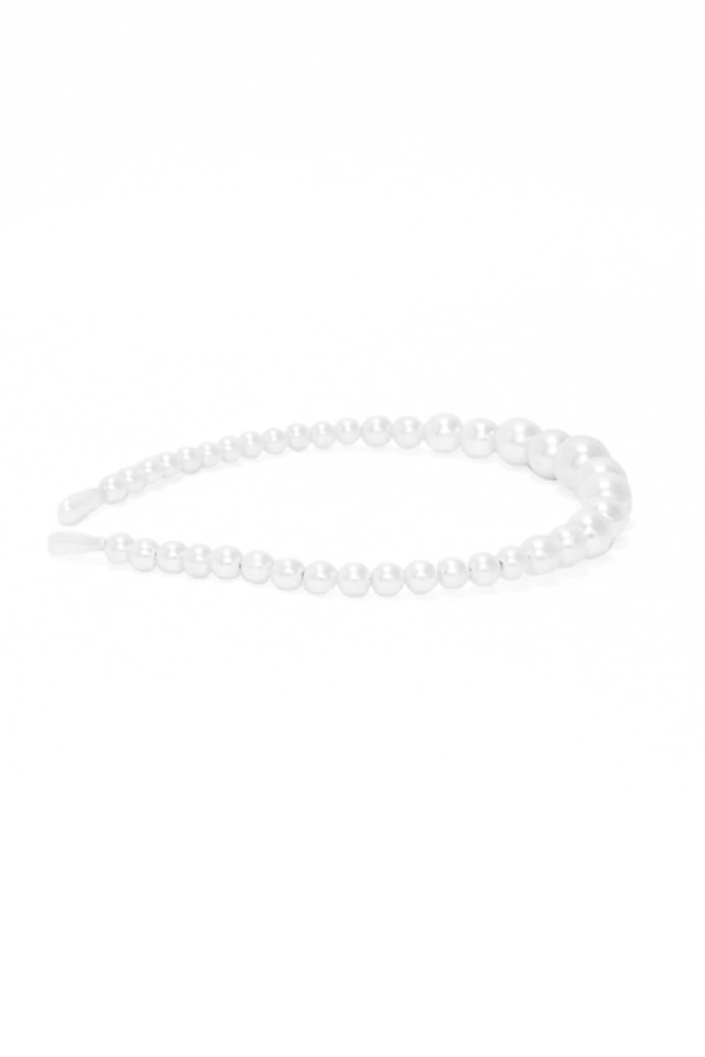 Kikodress - White Pearl Headband
