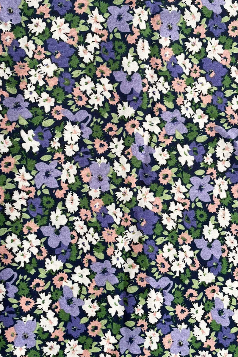 Kikodress - Multi Floral Wrap Front Jumpsuit