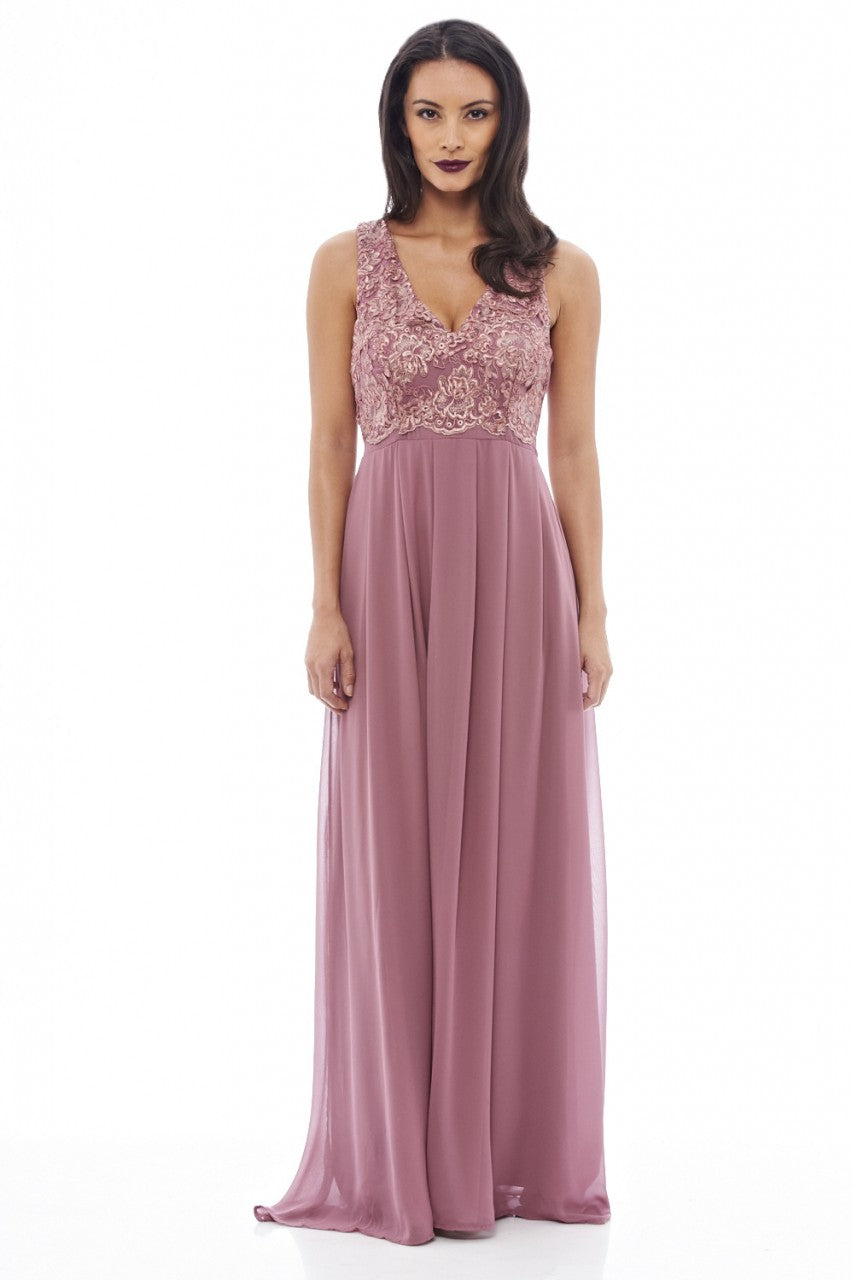 Kikodress - Lace Top Maxi Dress