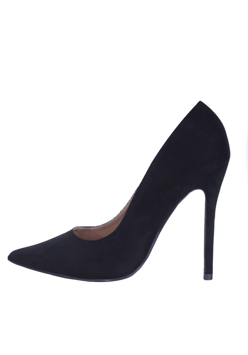 Kikodress - Black Suede Court Heel