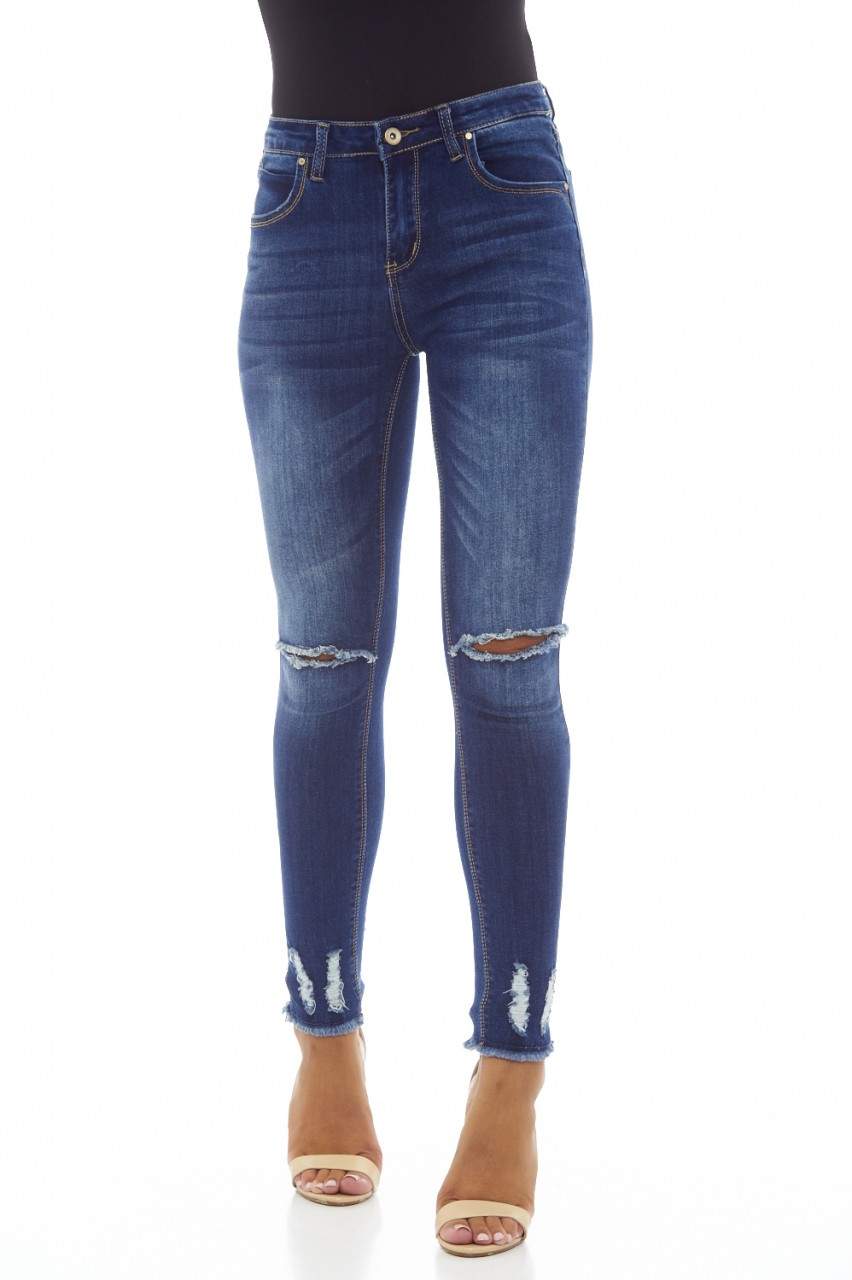 Kikodress - Blue Ripped Jeans