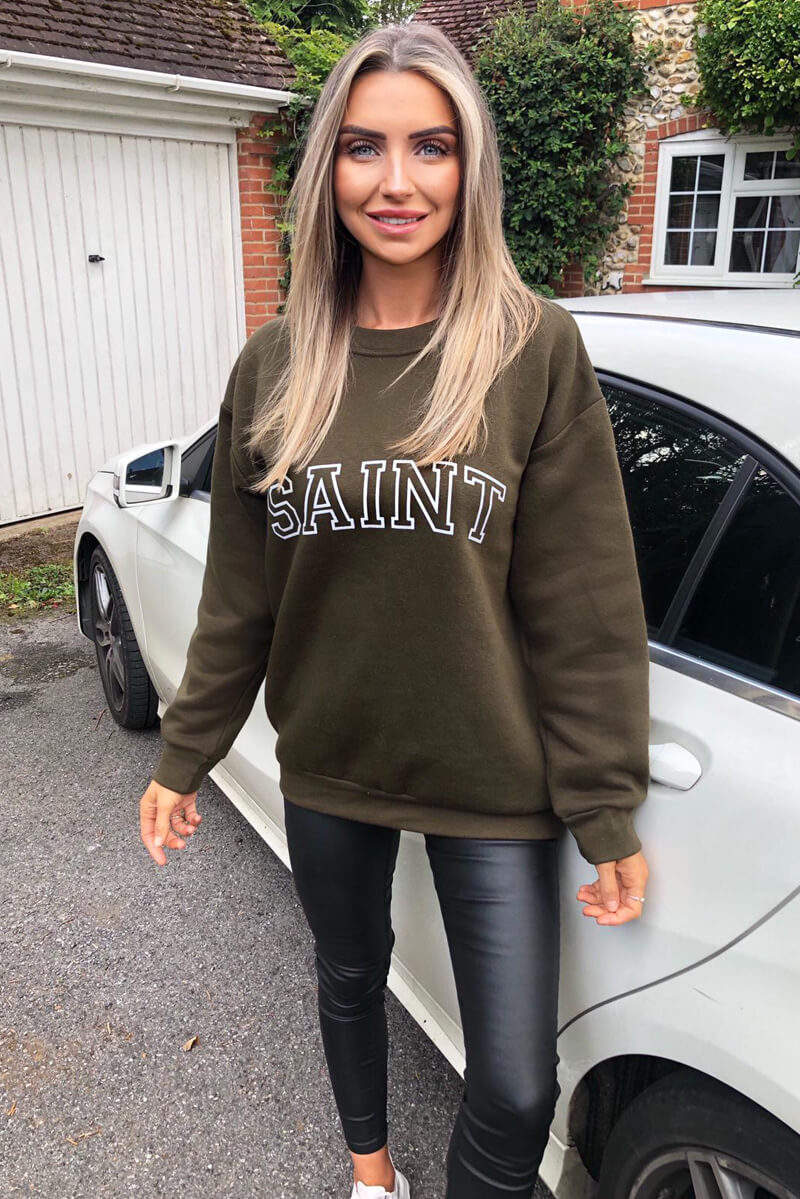 Kikodress - Khaki Saint Sweatshirt