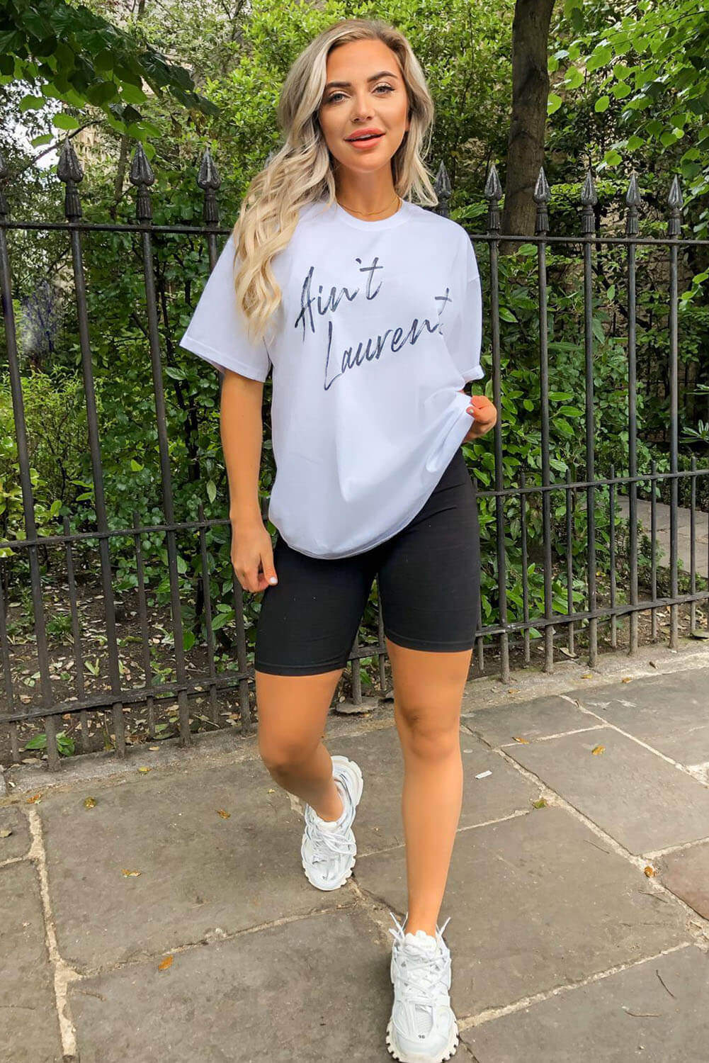 Kikodress - White Aint Laurent T-Shirt