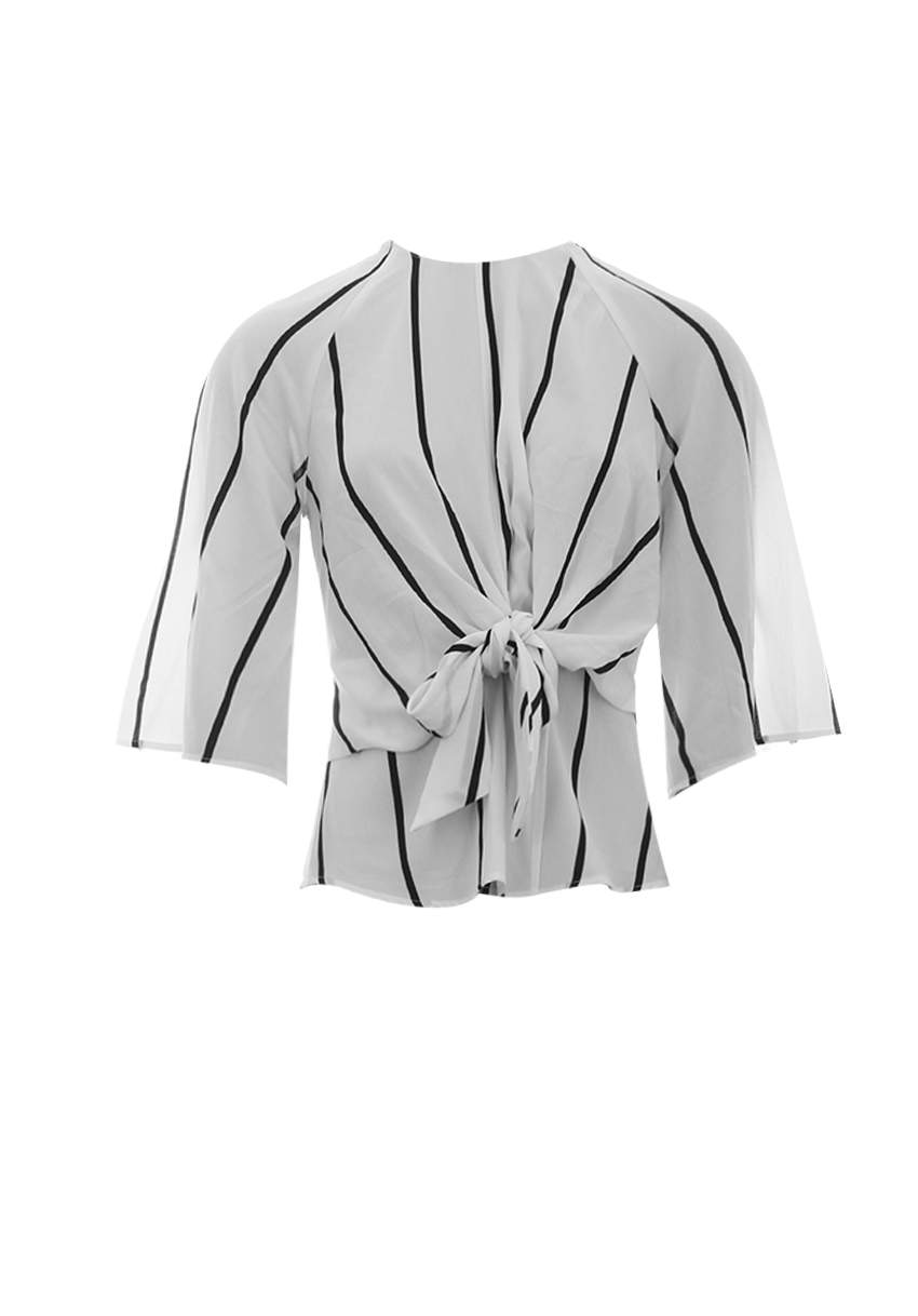 Kikodress - Cream Striped Top