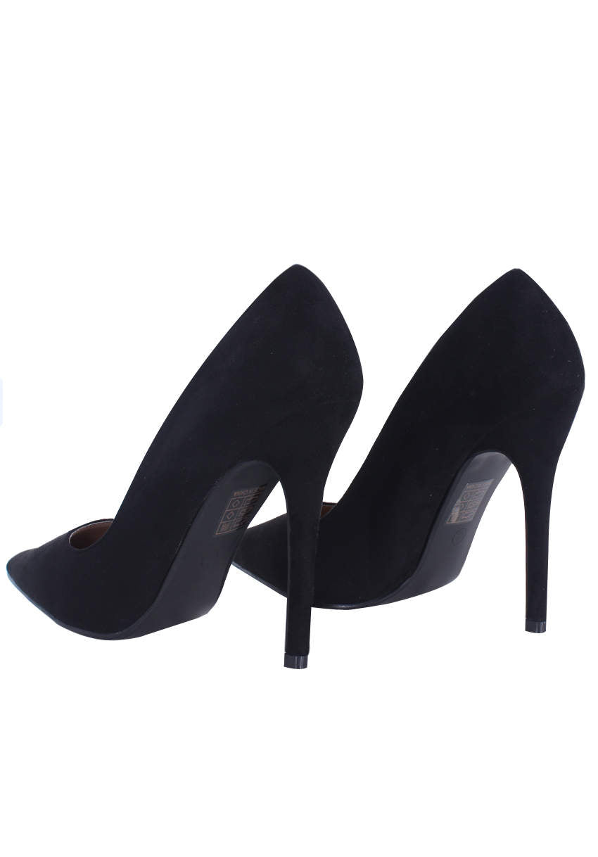 Kikodress - Black Suede Court Heel
