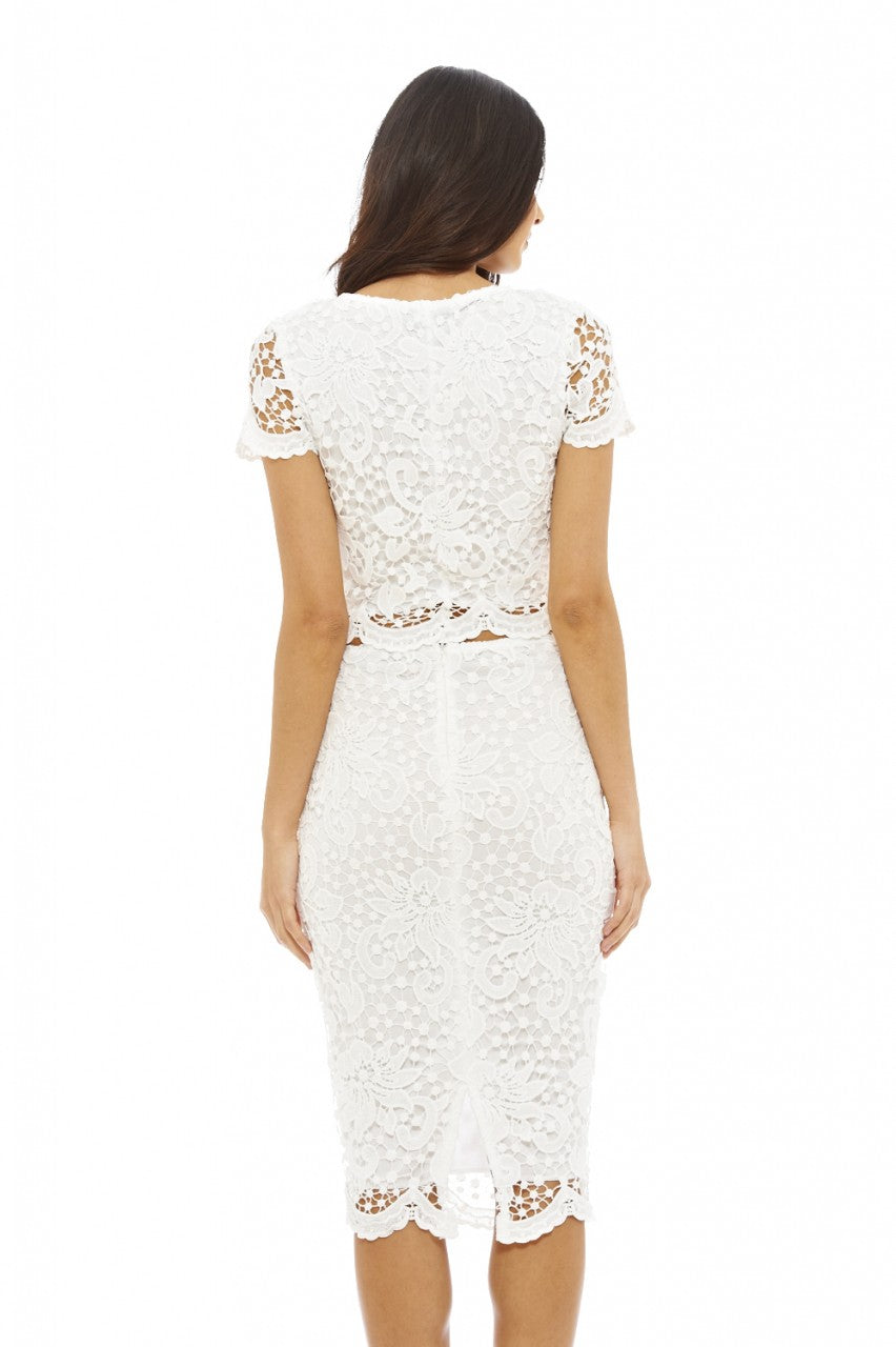 Kikodress - Short Sleeve Crochet Co-Ord