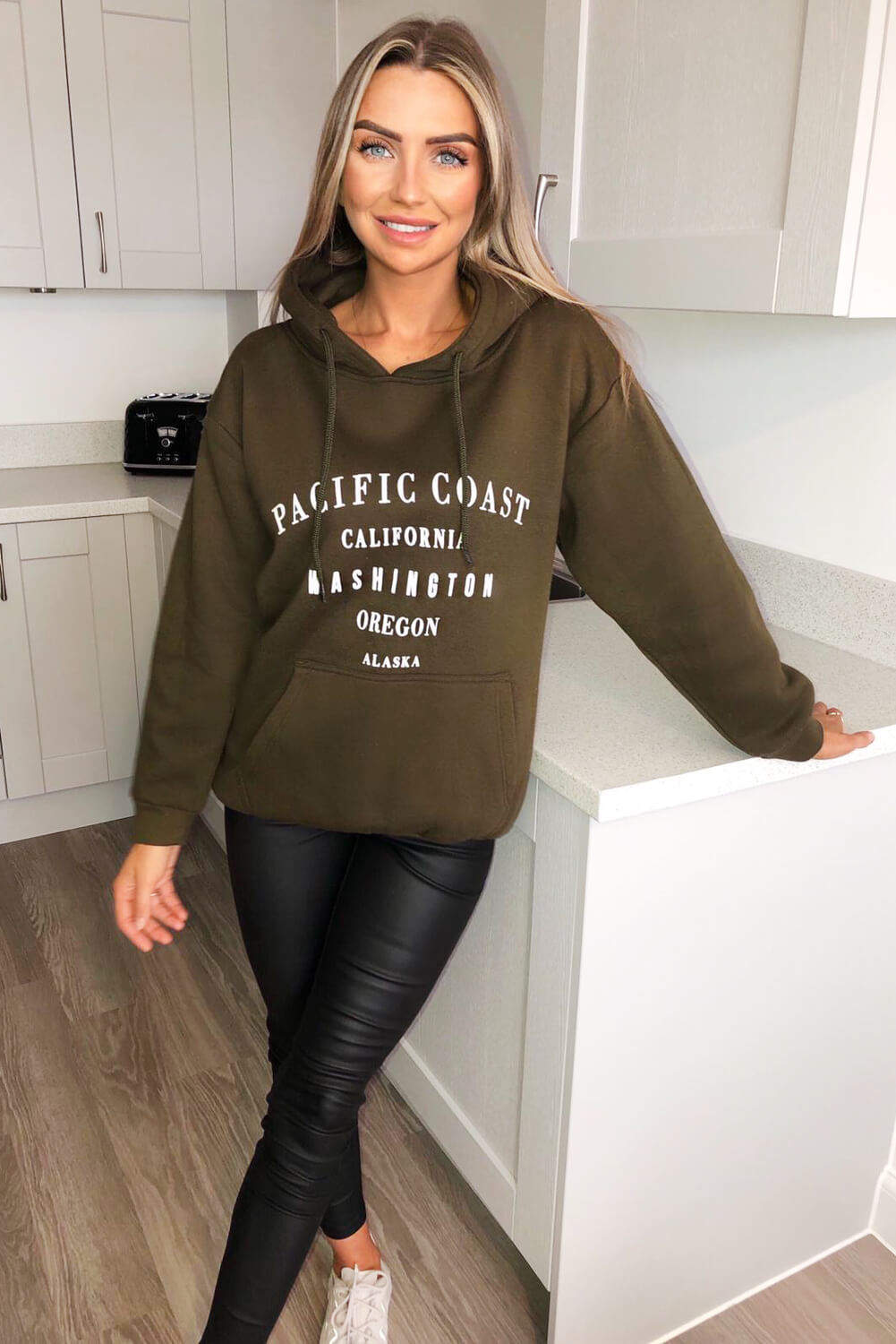 Kikodress - Khaki Pacific Coast Hoodie