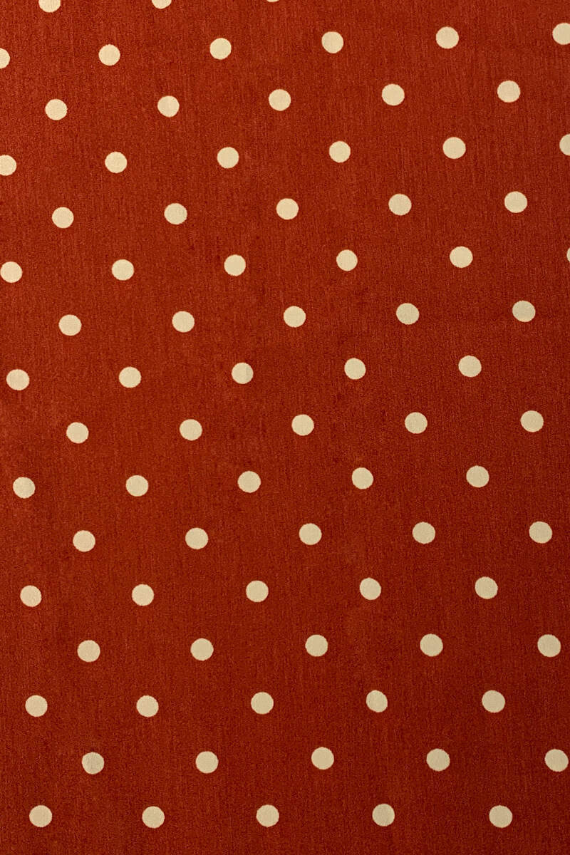 Kikodress - Rust Polka Dot High Neck Culotte Jumpsuit