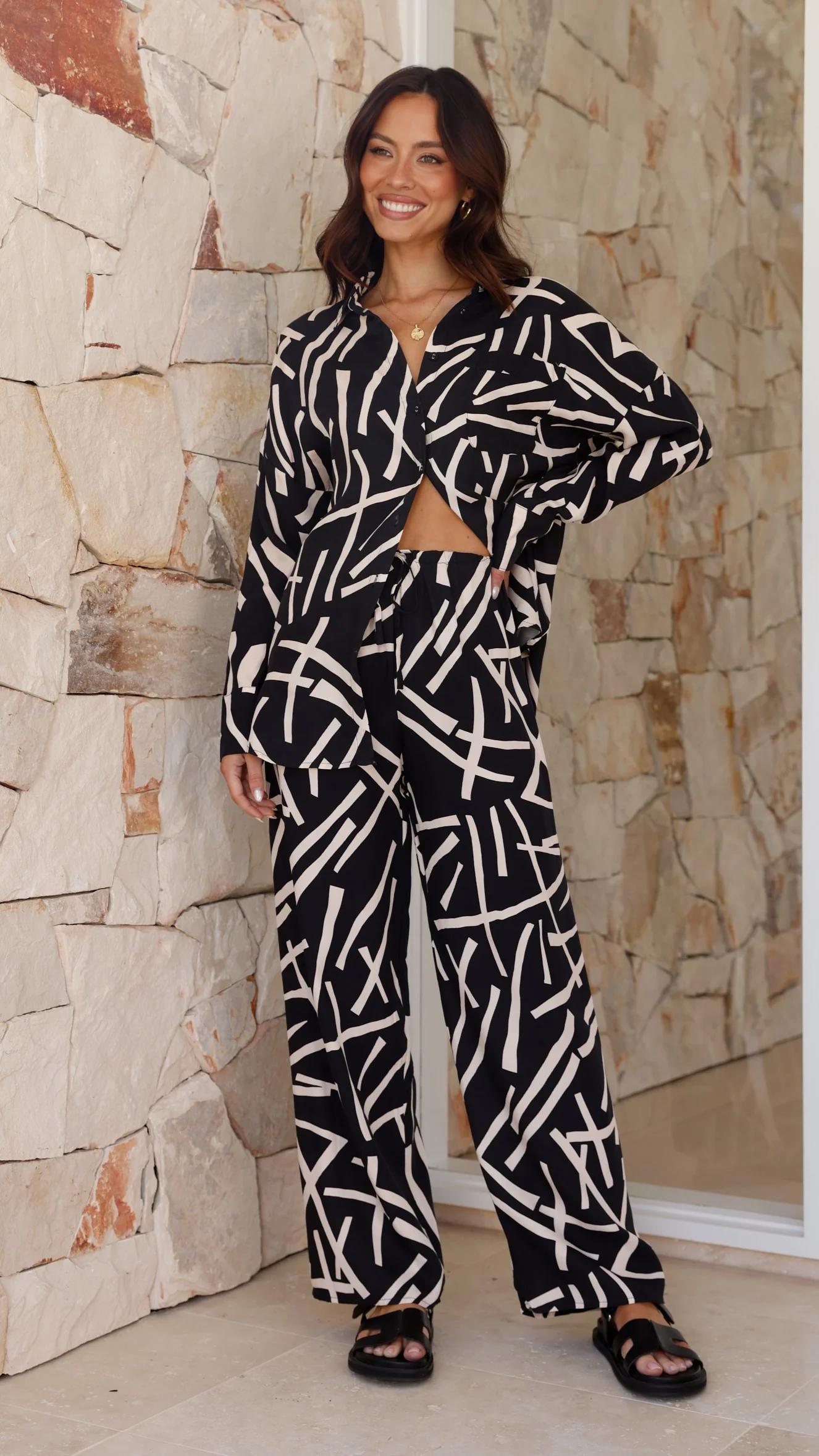 Ginny Top - Monique Print