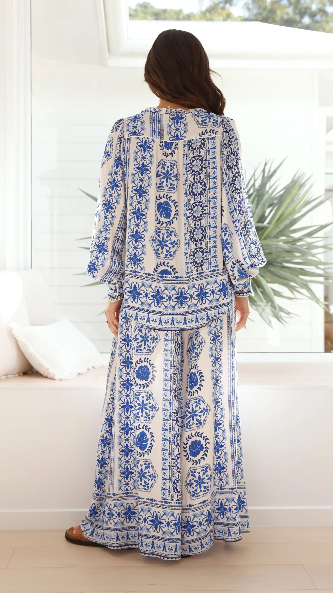 Taimo Top - Blue Print