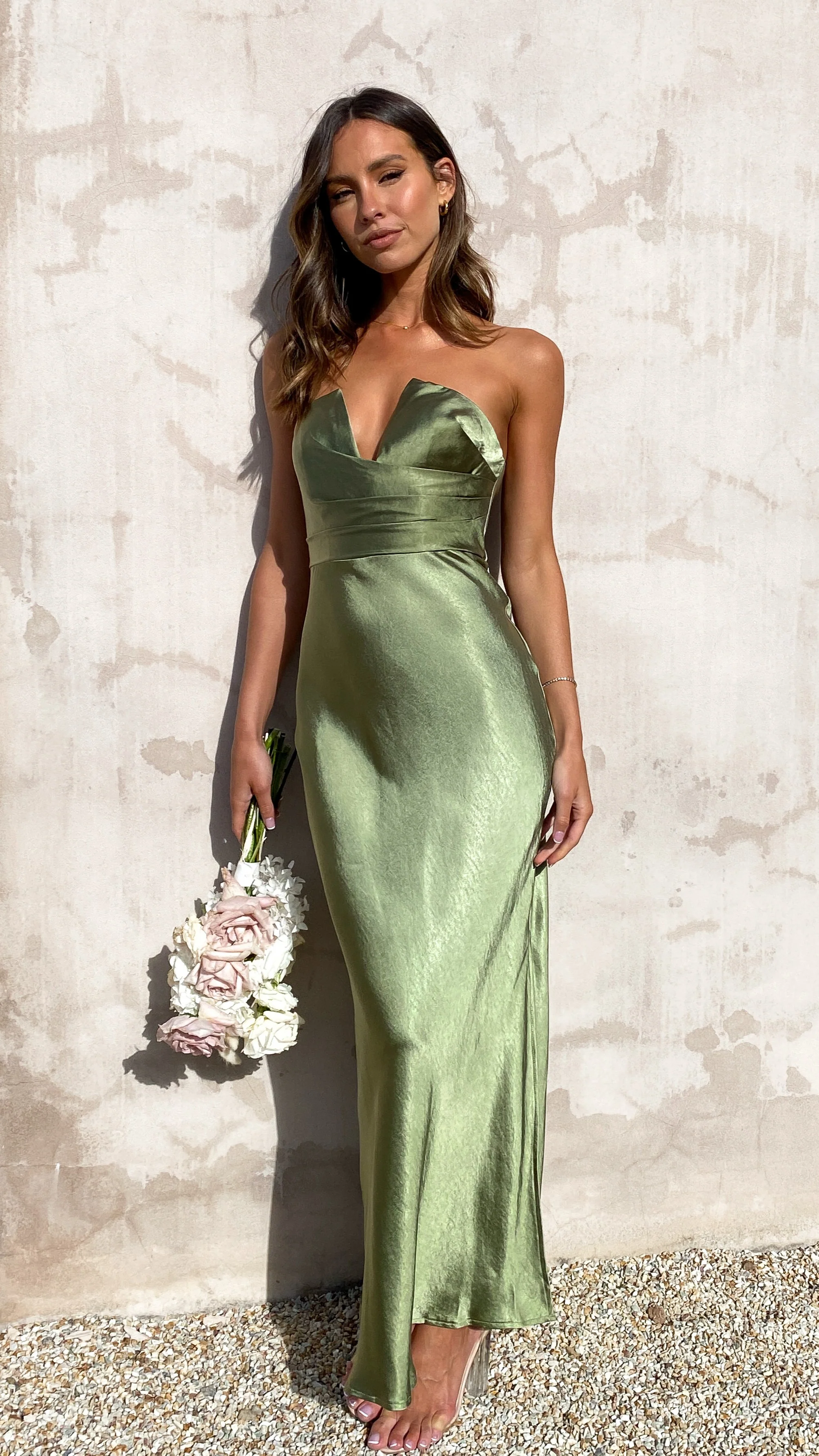 Valerie Maxi Dress - Olive