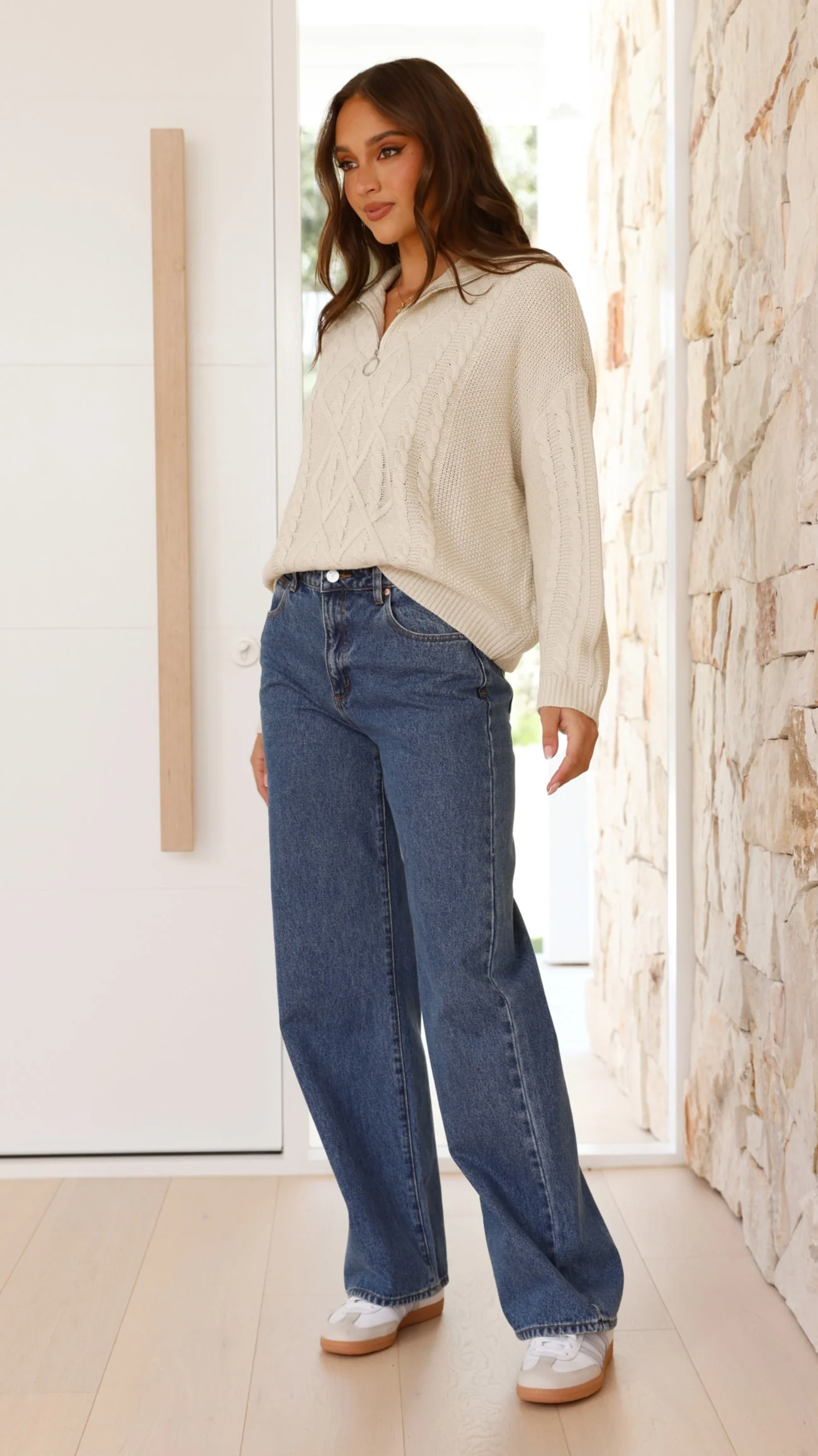 Stephy Knit Jumper - Cream