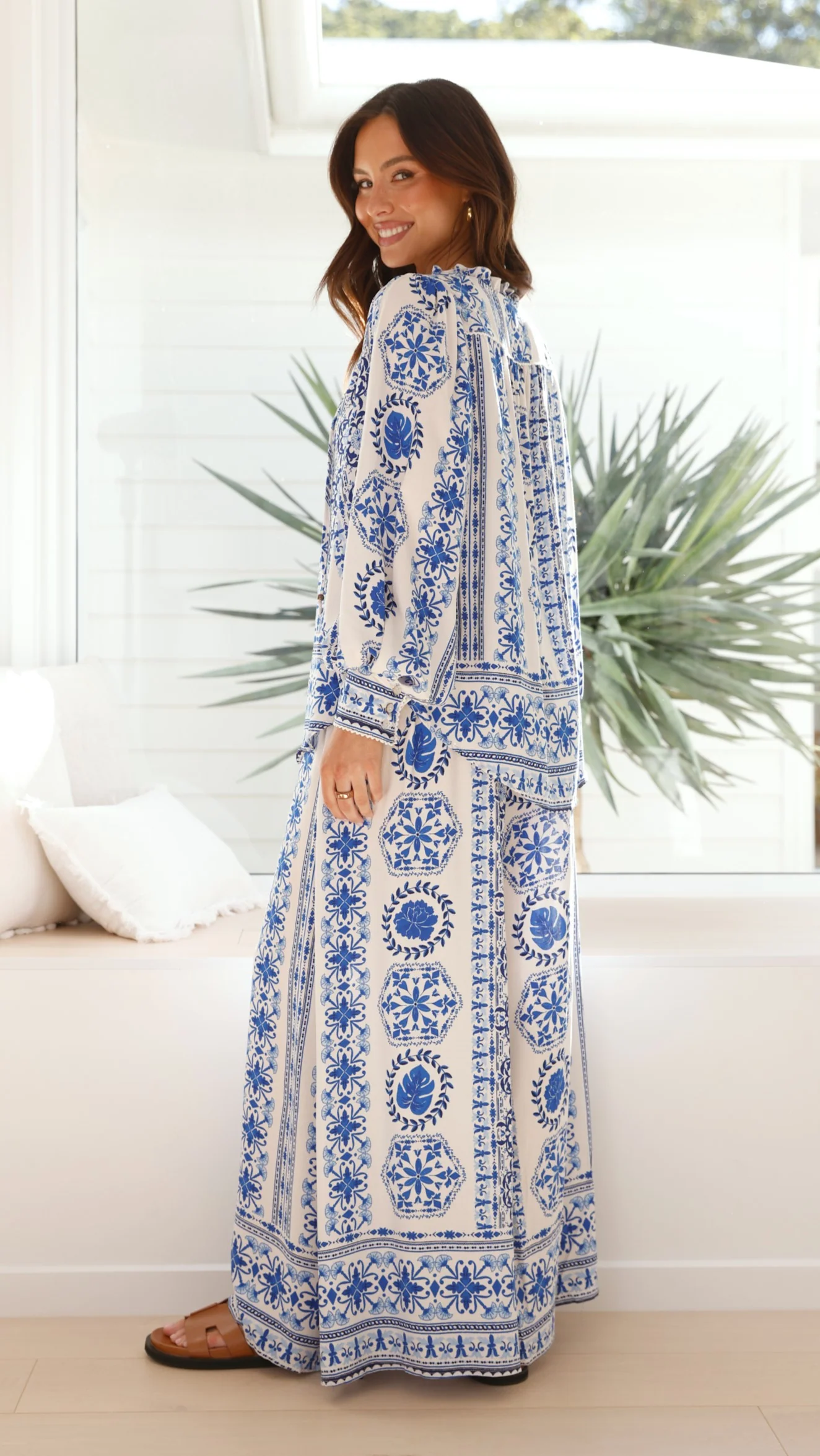 Taimo Top - Blue Print