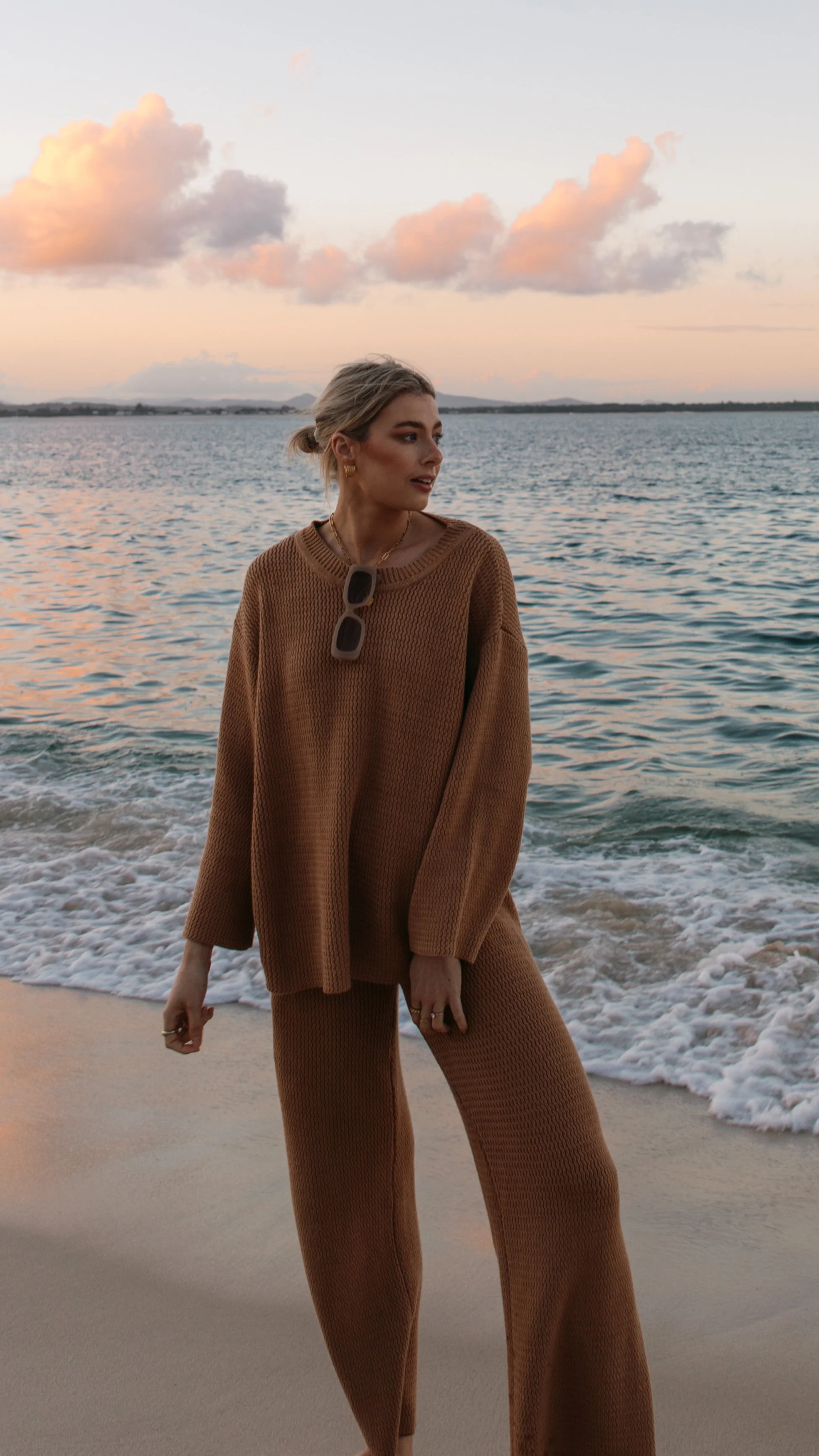 Jachai Knitted Jumper - Mocha