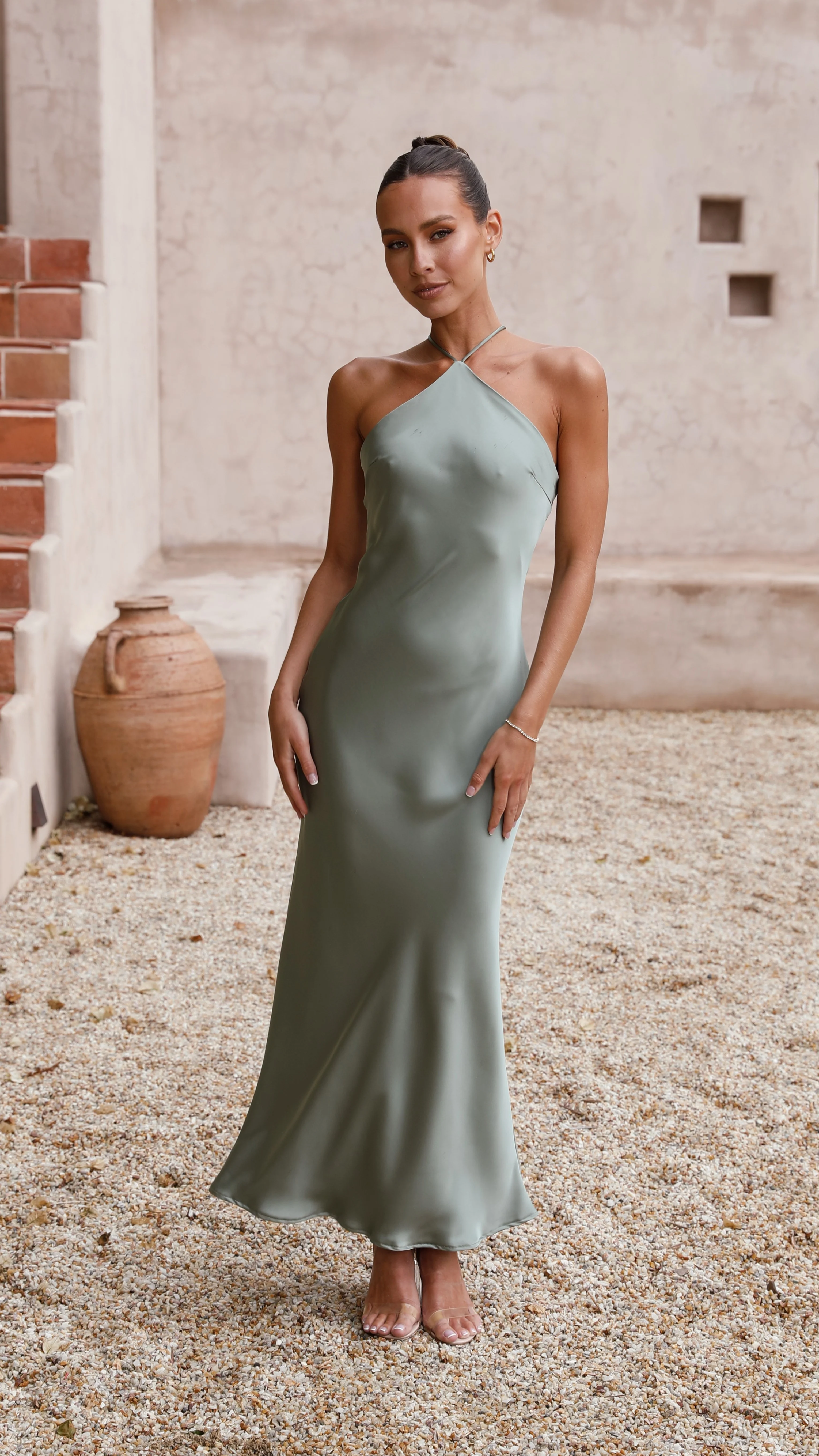 Chiara Maxi Dress - Green