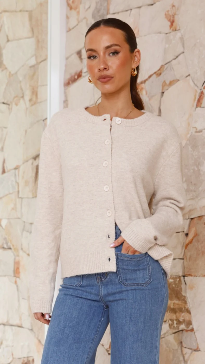 Carinna Knit Jumper - Beige