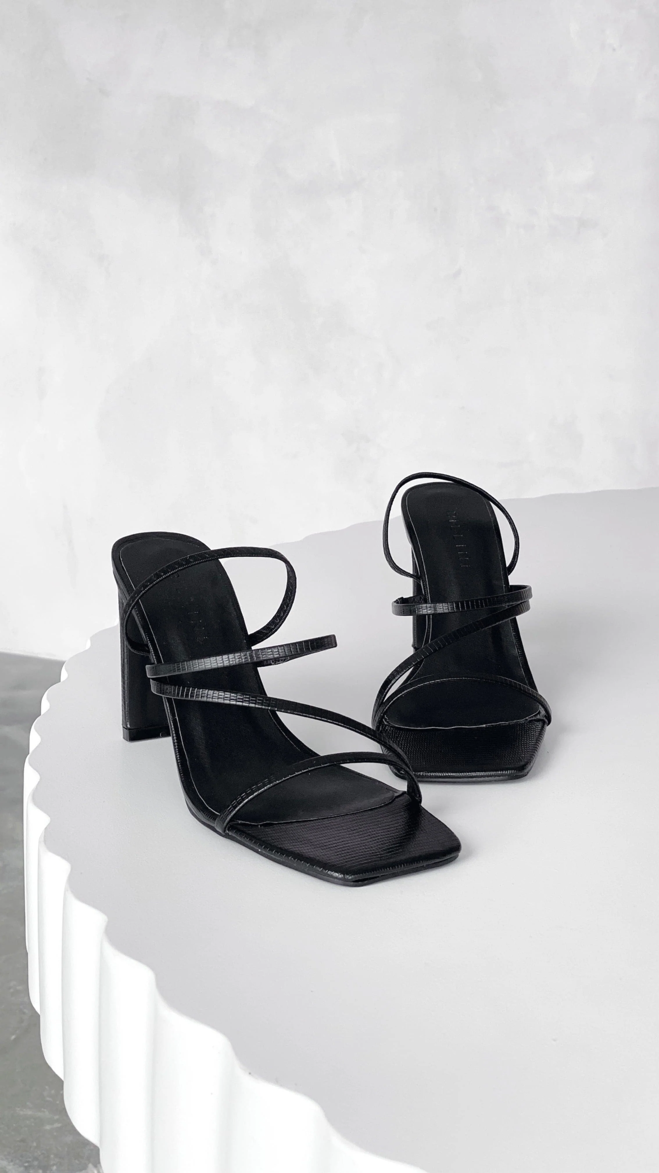 Ryleigh Heel - Black Scale