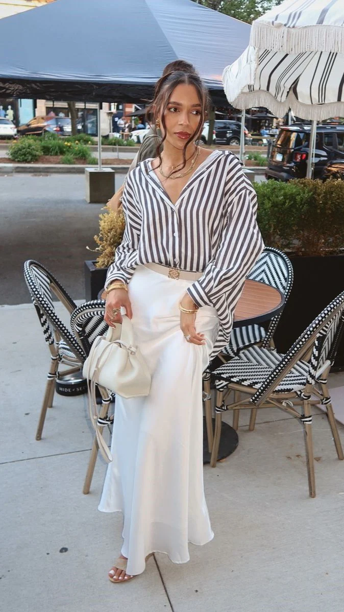 Maceo Maxi Skirt - White